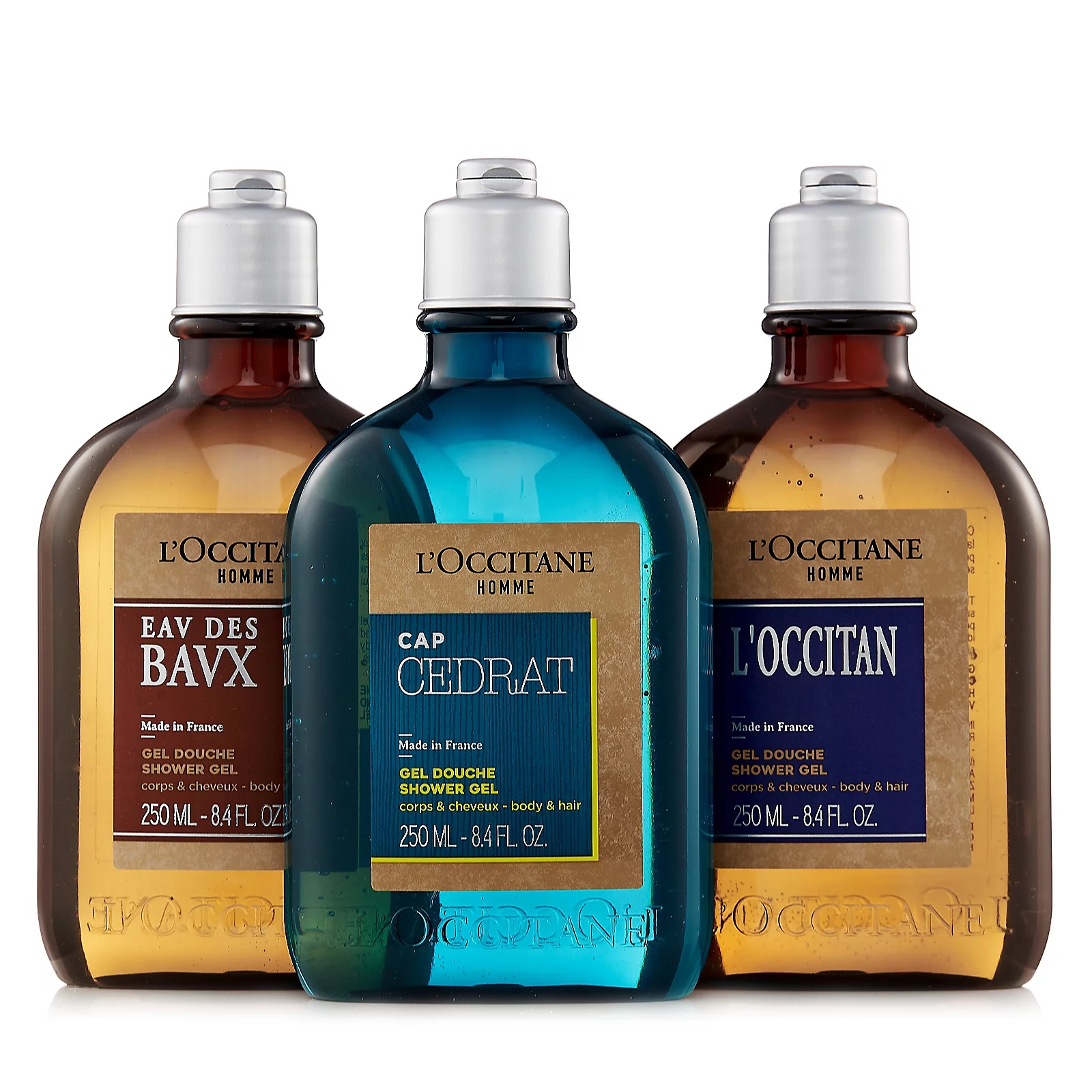 L'Occitane Men's Set of 3 Shower Gel