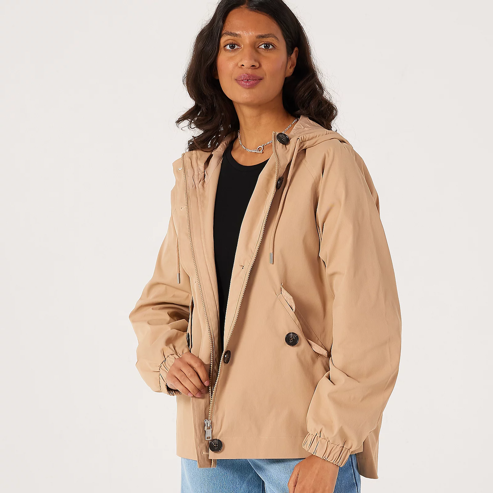 Only Noa Hooded Trench Coat