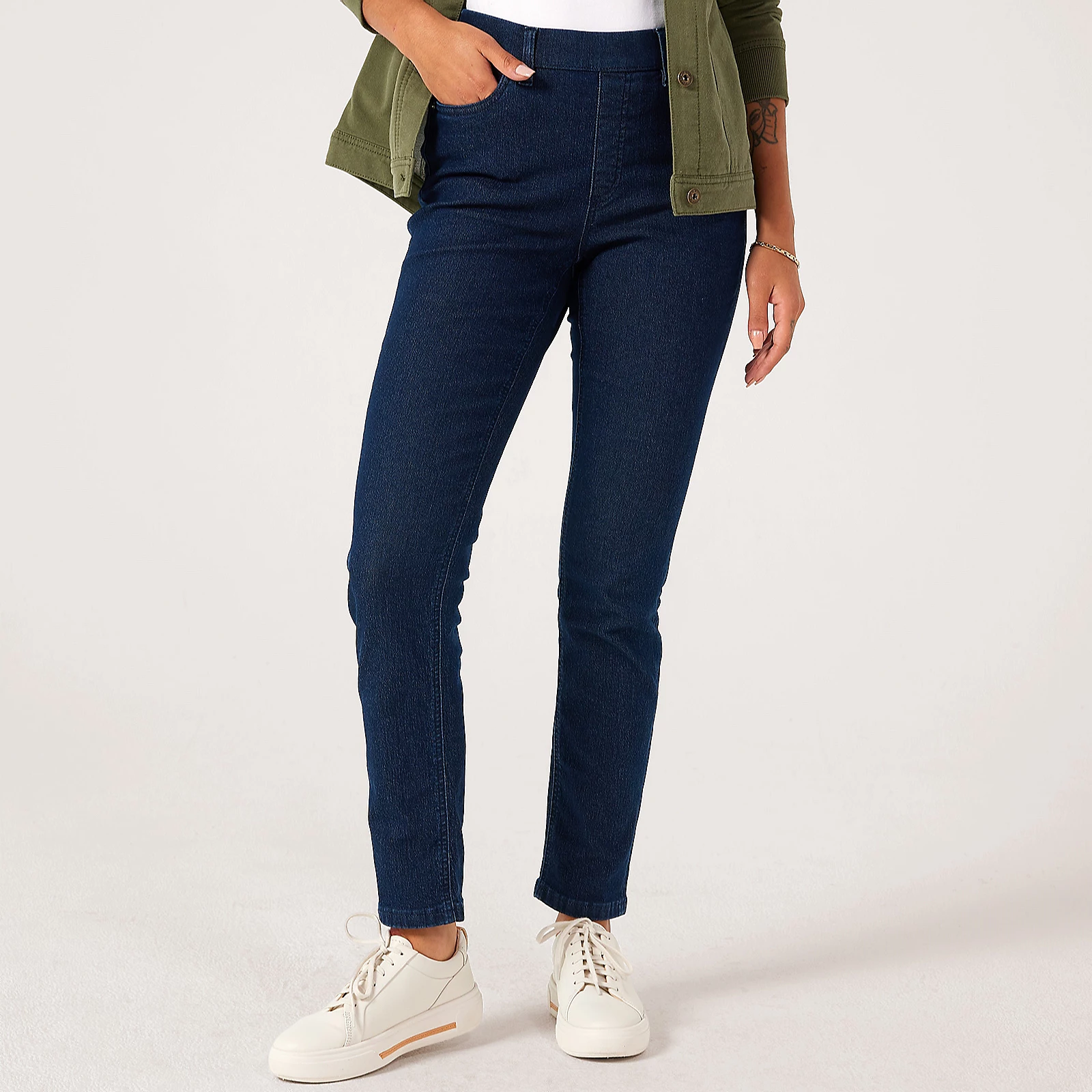 Denim & Co. Classic Denim Pull OnJean