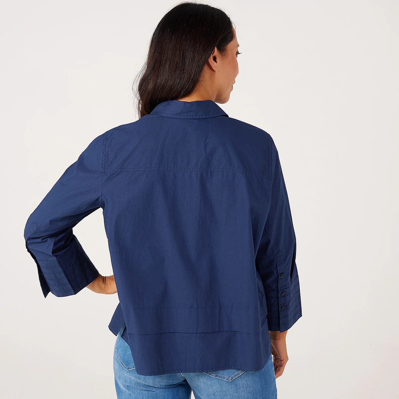 Masai Copenhagen Ianela Stitch Detail Heavy Cotton Poplin Shirt 3 Masai Copenhagen Ianela Stitch Detail Heavy Cotton Poplin Shirt