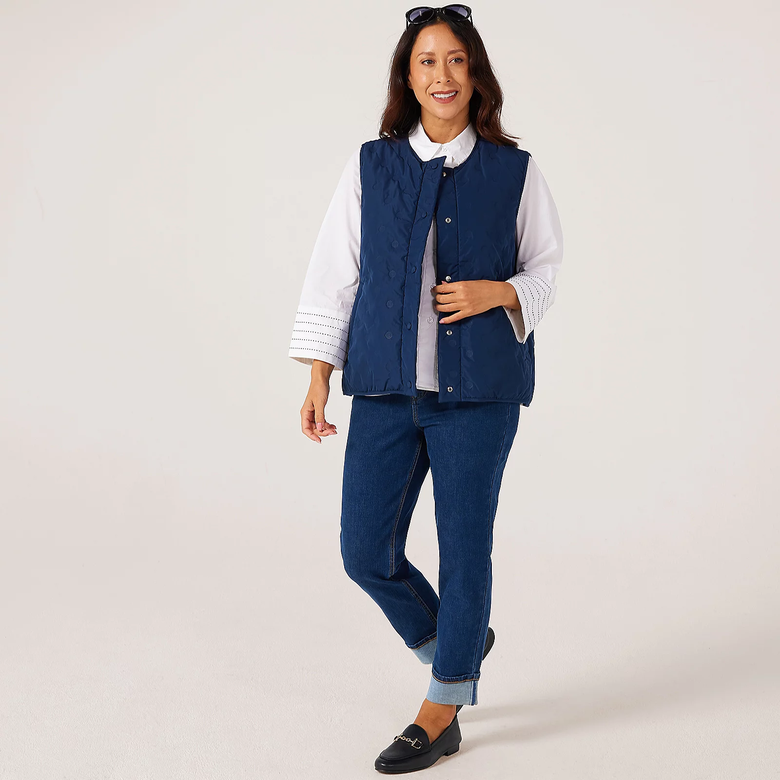 Masai Copenhagen Tutta Quilted Dot Padded Gilet