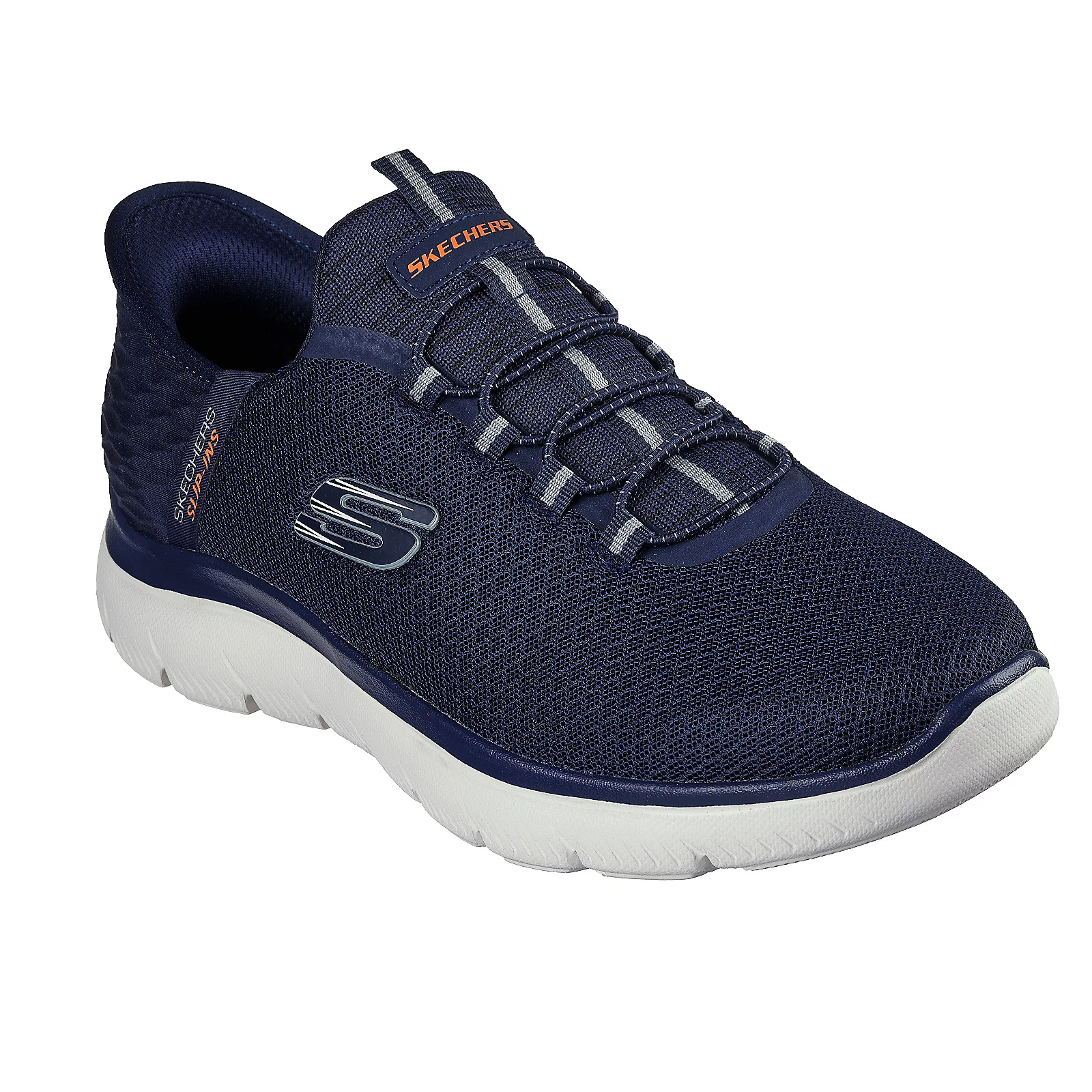 Skechers Men's Wide Fit Summits High Range Bungee Trainer