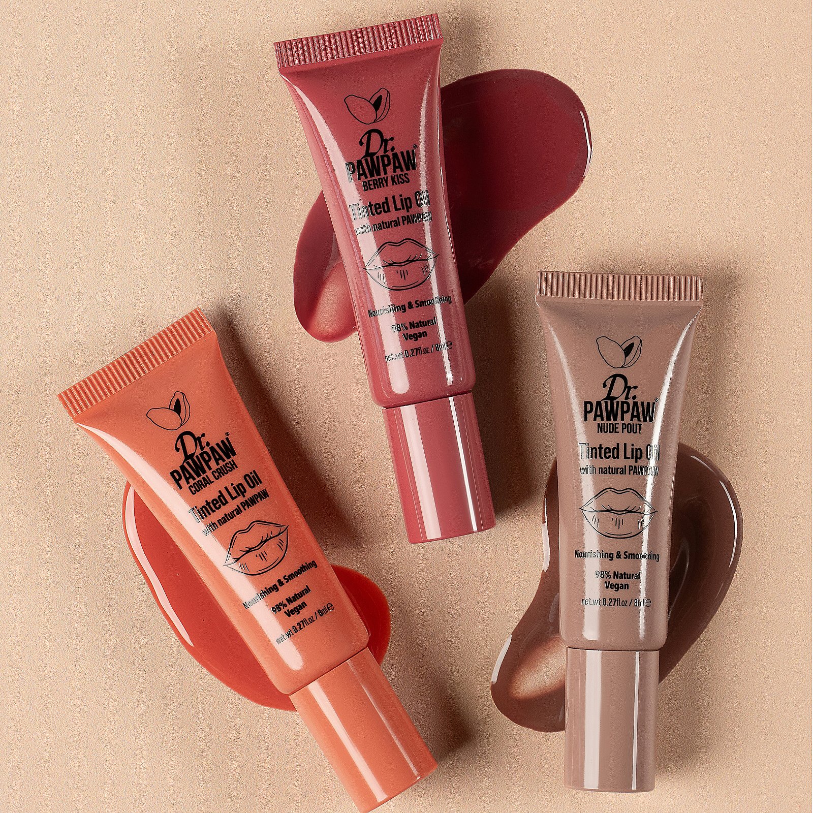Dr Paw Paw Lip Oil Trio and Scrub