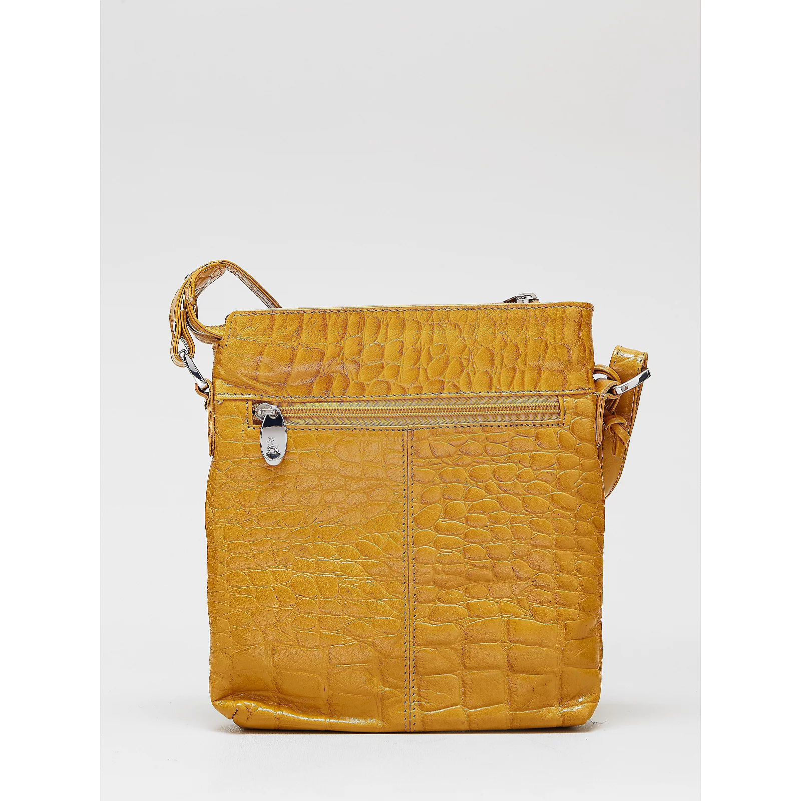 Ashwood Medium Joani Buckle Leather Croc Crossbody Bag 3 Ashwood Medium Joani Buckle Leather Croc Crossbody Bag