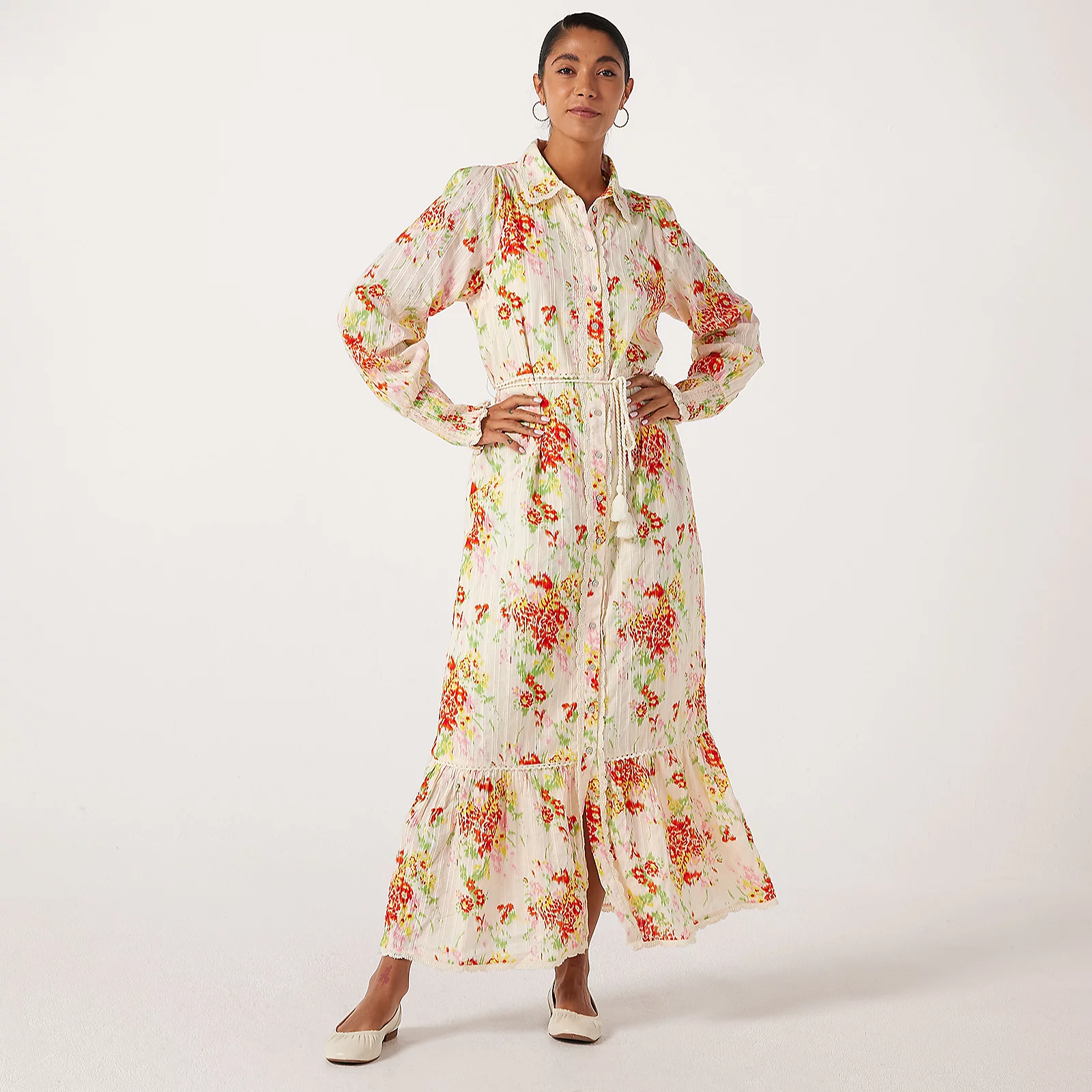 YAS Melli Printed Shirt Dress