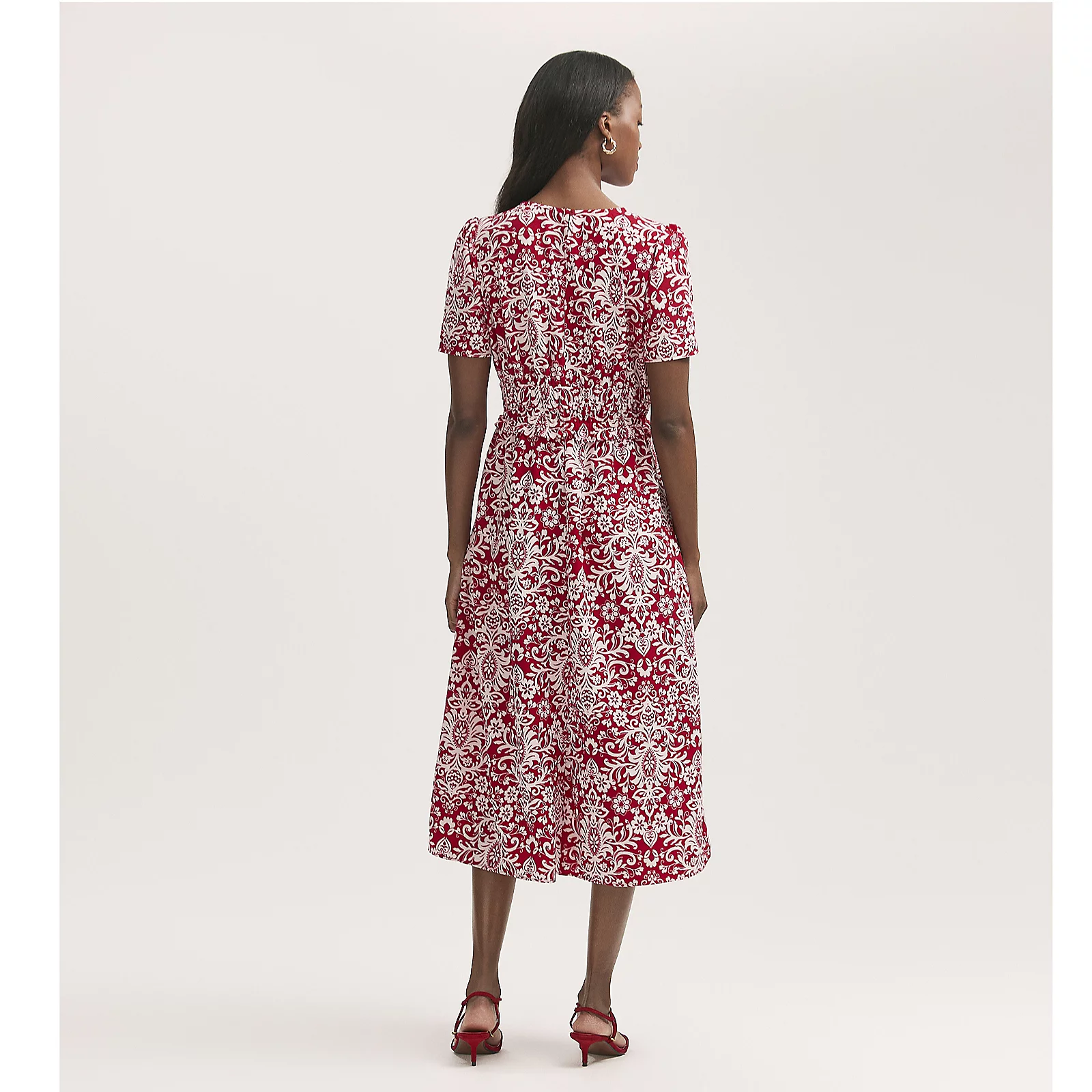 Finery London Irini Printed Midi Dress
