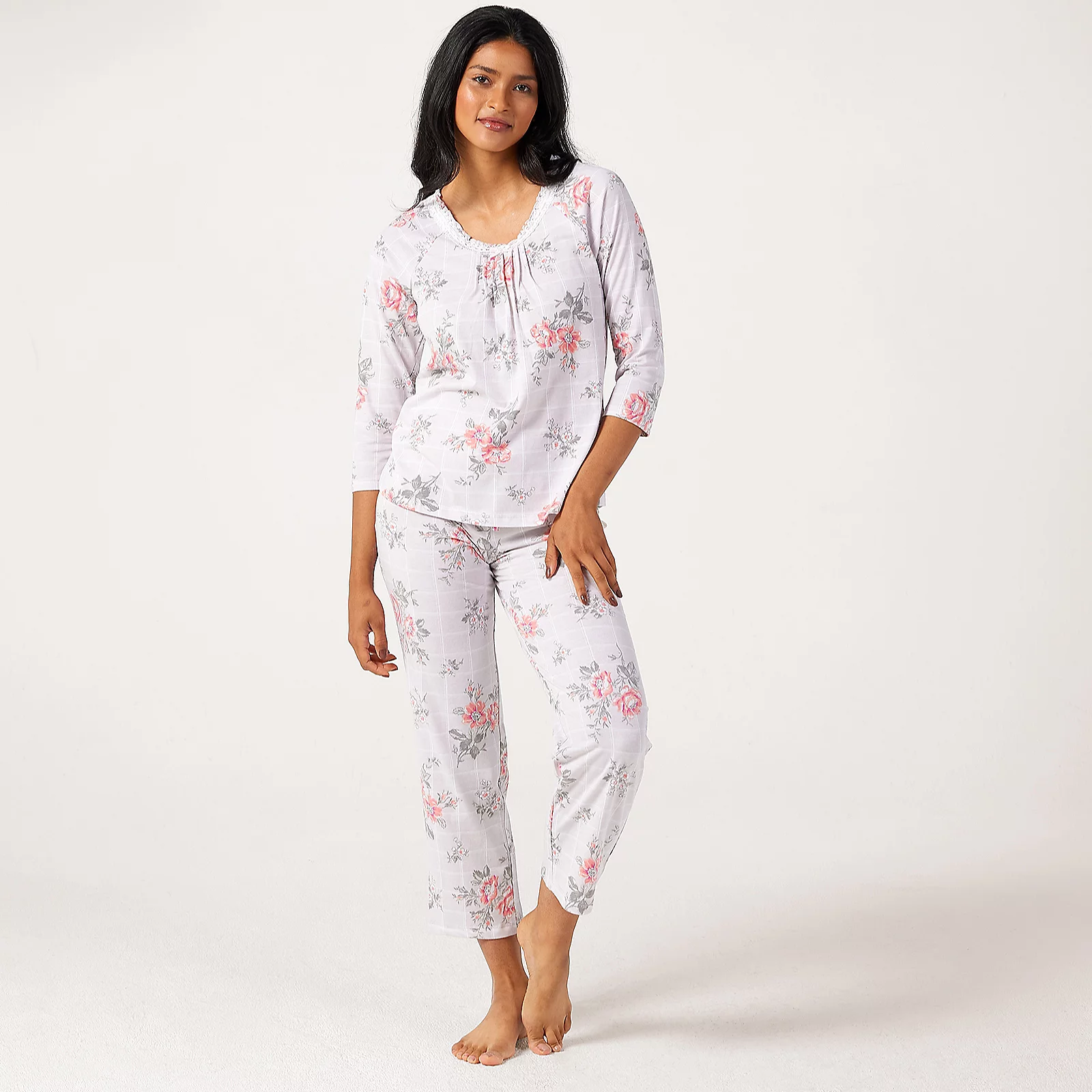 Carole Hochman 3/4 Sleeve PJ Set