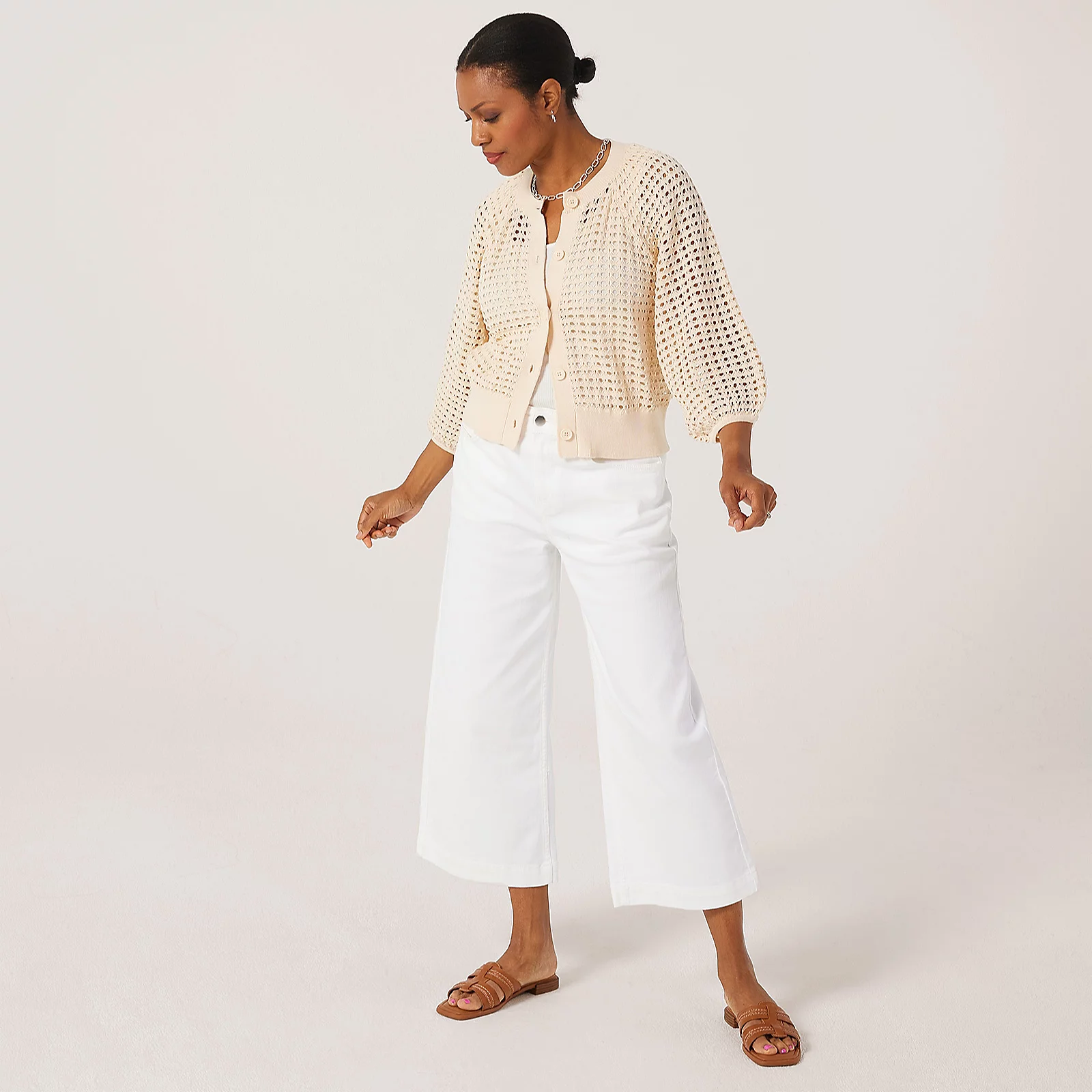 Masai Copenhagen Lakker Cotton Open Weave Cardigan