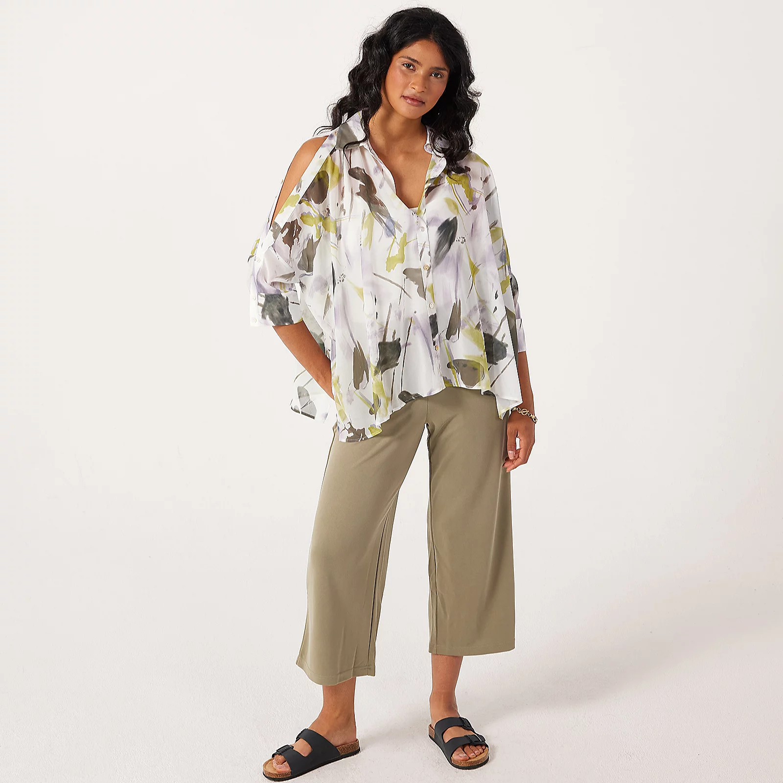 MarlaWynne Layers Chiffon Unstructured Shirt With Button Details 4 MarlaWynne Layers Chiffon Unstructured Shirt With Button Details