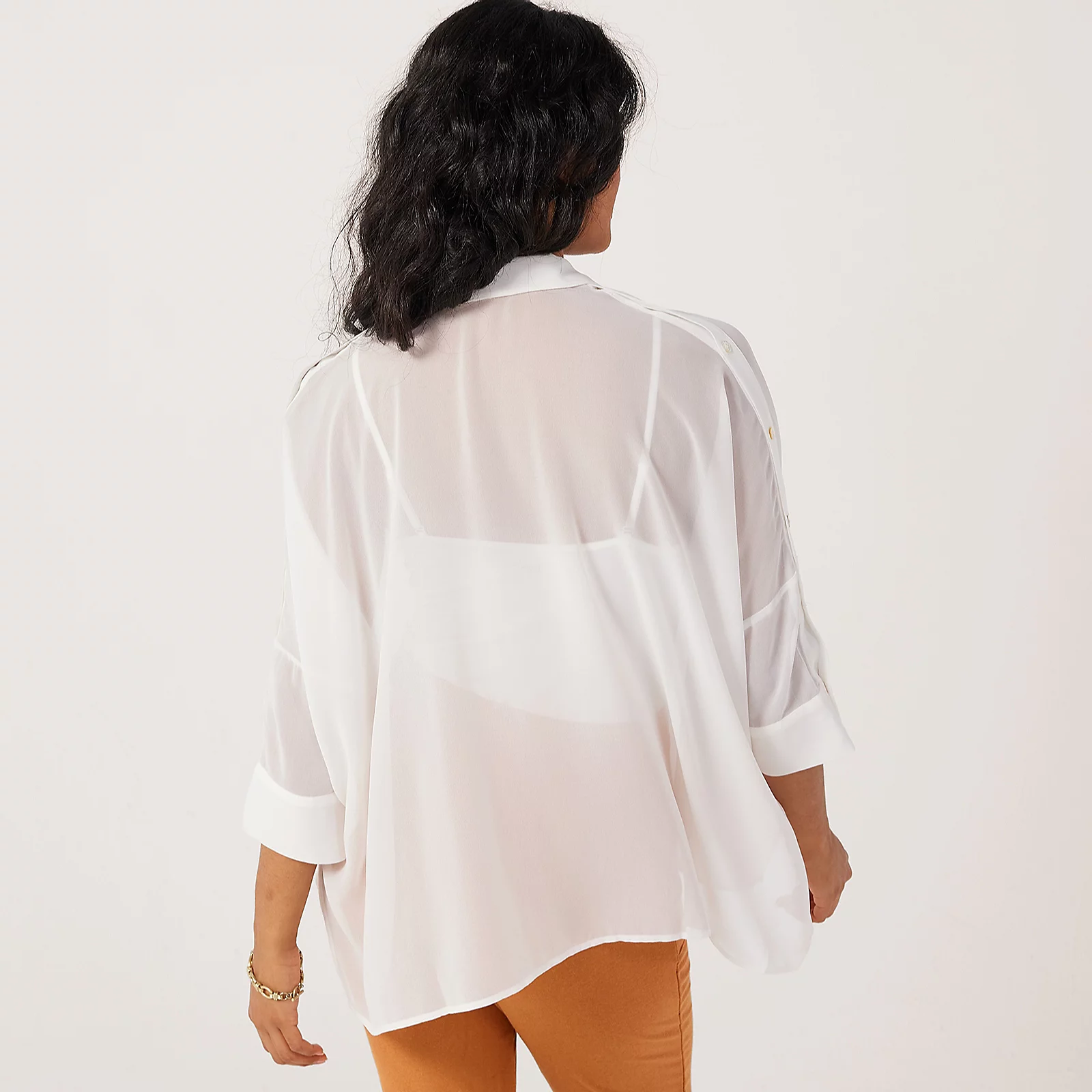MarlaWynne Layers Chiffon Unstructured Shirt With Button Details 6 MarlaWynne Layers Chiffon Unstructured Shirt With Button Details