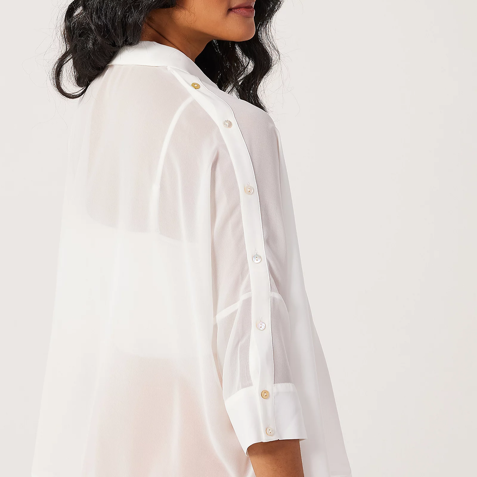 MarlaWynne Layers Chiffon Unstructured Shirt With Button Details 7 MarlaWynne Layers Chiffon Unstructured Shirt With Button Details