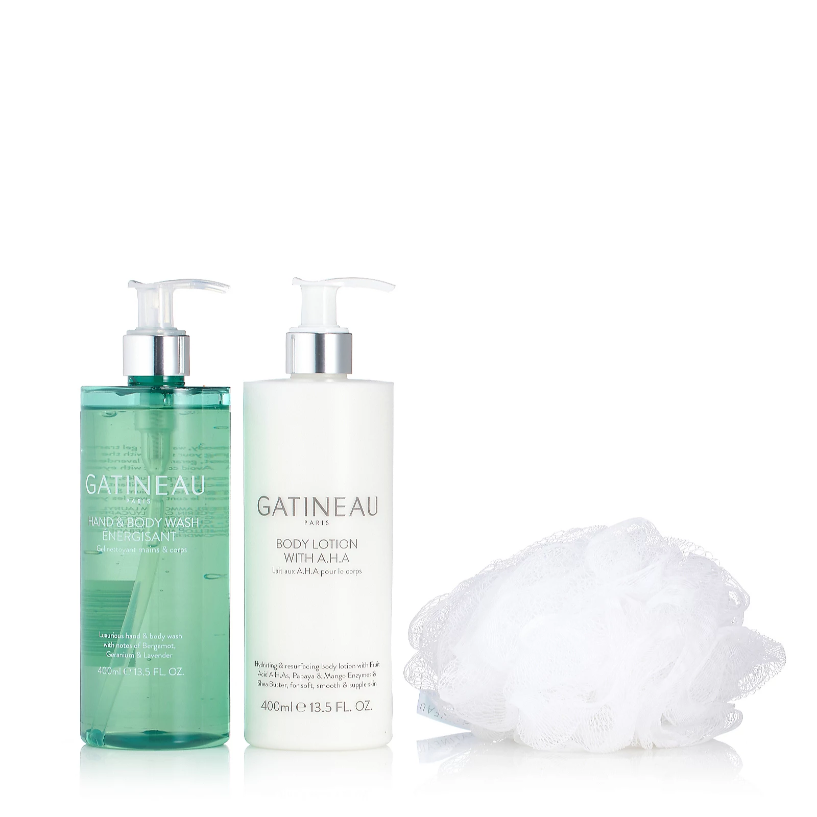 Gatineau AHA Body Lotion and Hand and Body Wash Duo