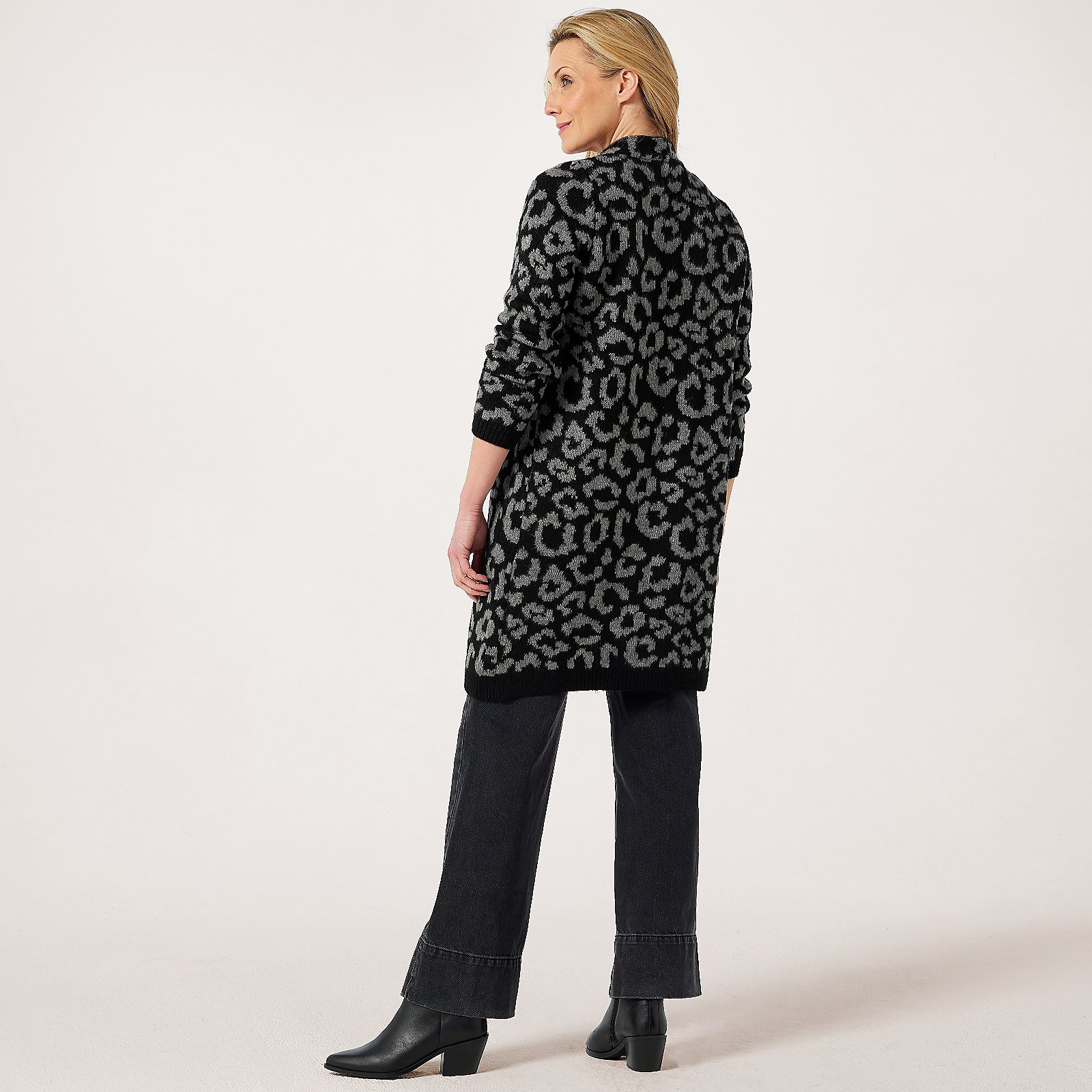 Only Jade Animal Print Cardigan