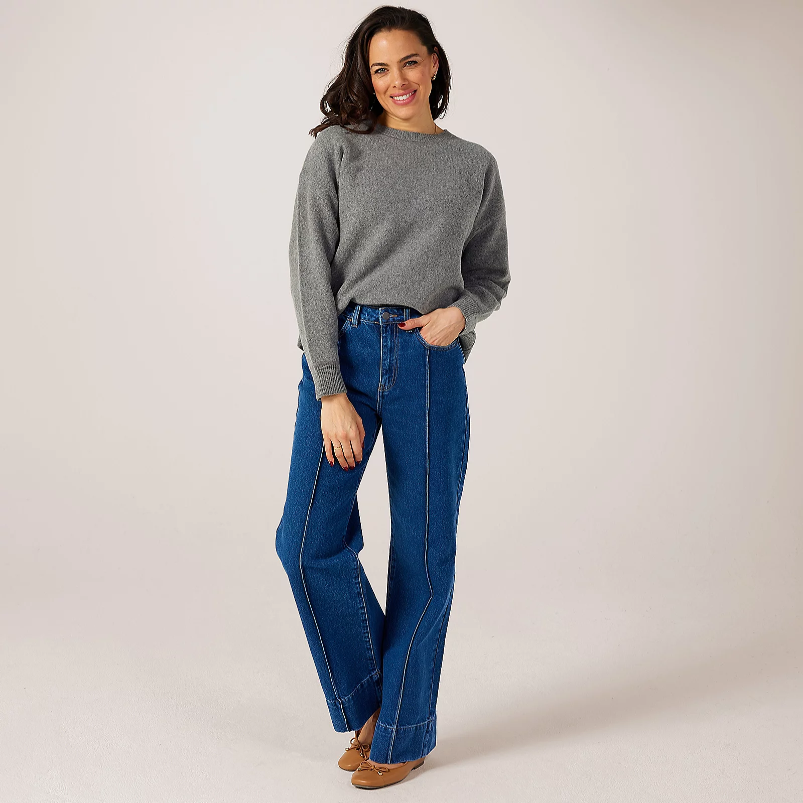 JDY Selina High Waisted Flare Leg Jean