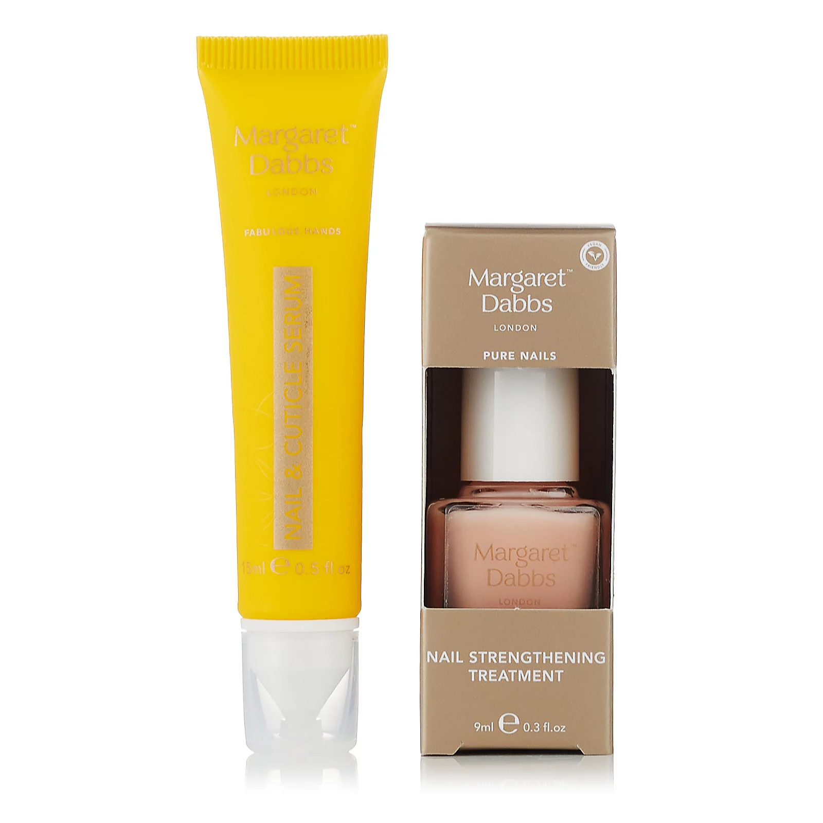 Margaret Dabbs London 2 Piece Nail Strengthening & Cuticle Serum Set