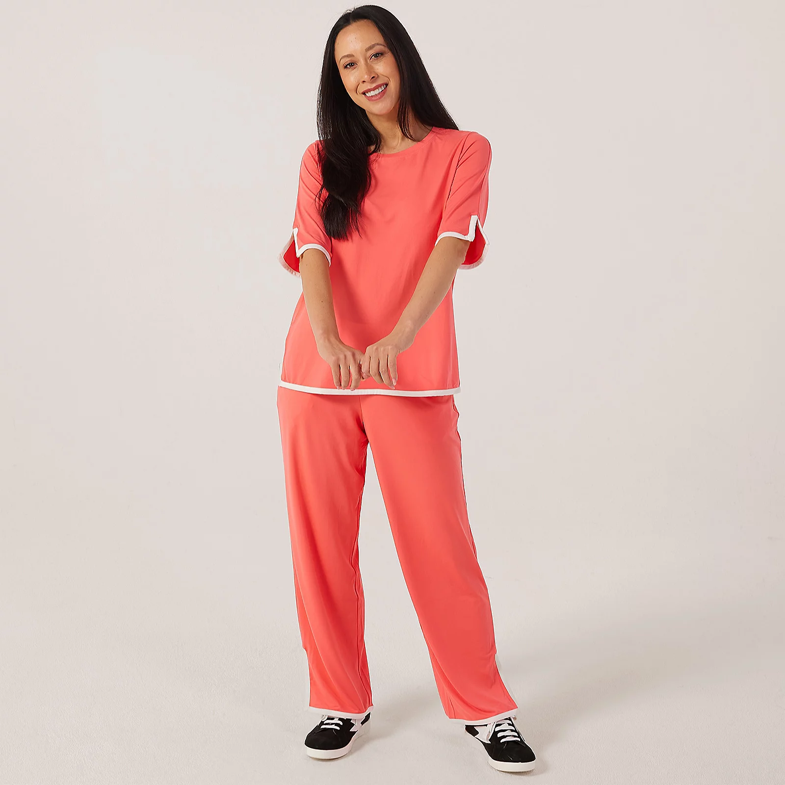 Cuddl Dudds Flexwear Colour Accent Tee