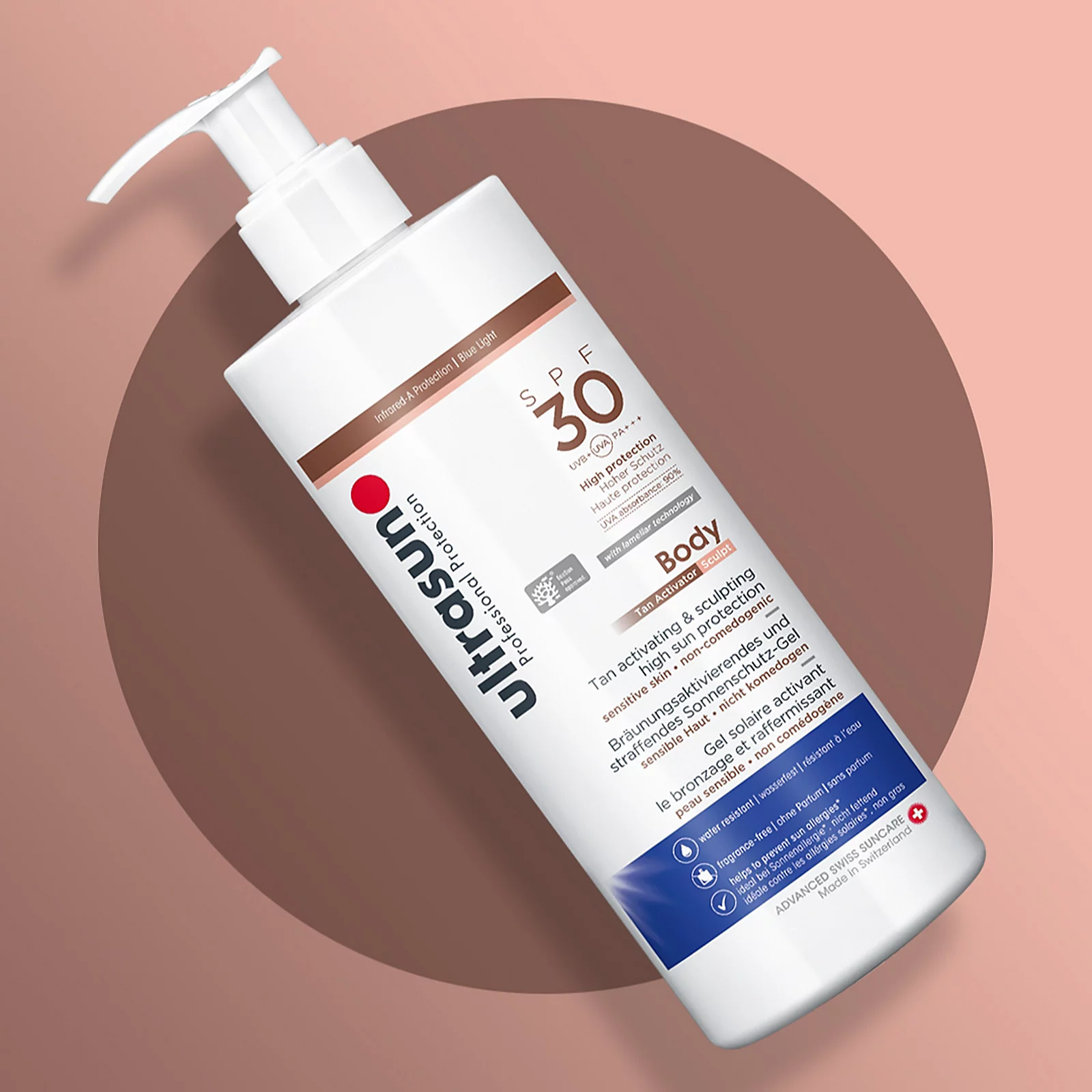 Ultrasun Supersize Body Tan Activator Sculpt SPF 30 400ml