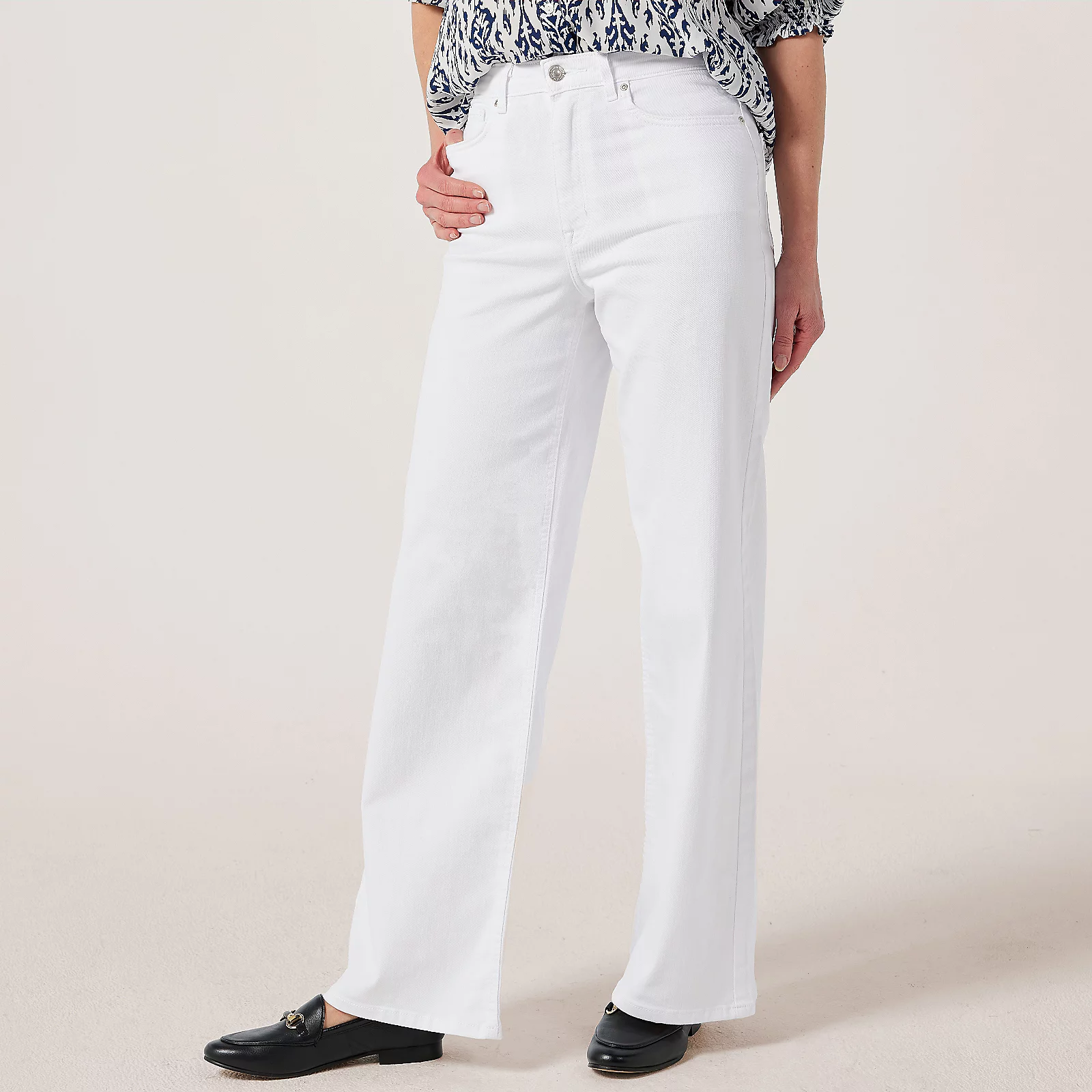 Only Madison 32" Blush High Waisted Denim Jean