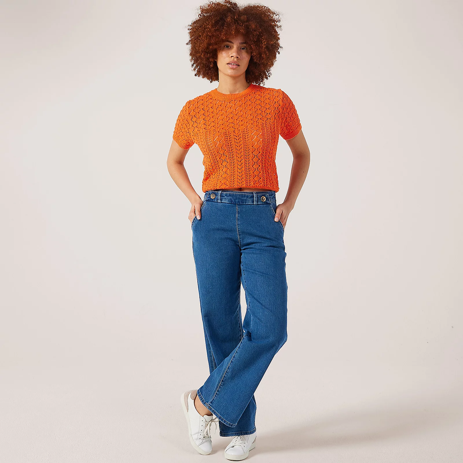 JDY Geggo 32" High Waisted Denim Jeans