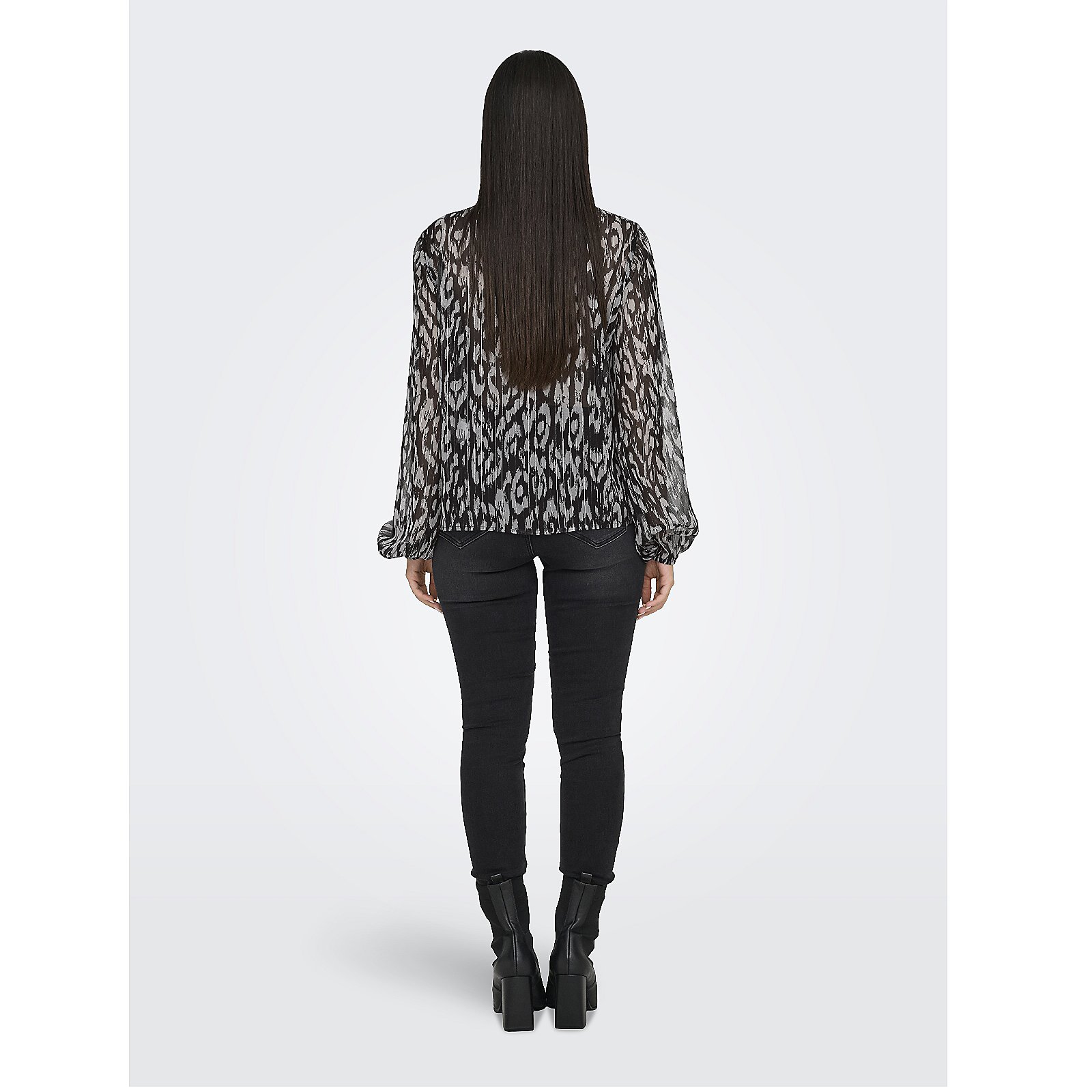 JDY Cody Mesh Printed Top