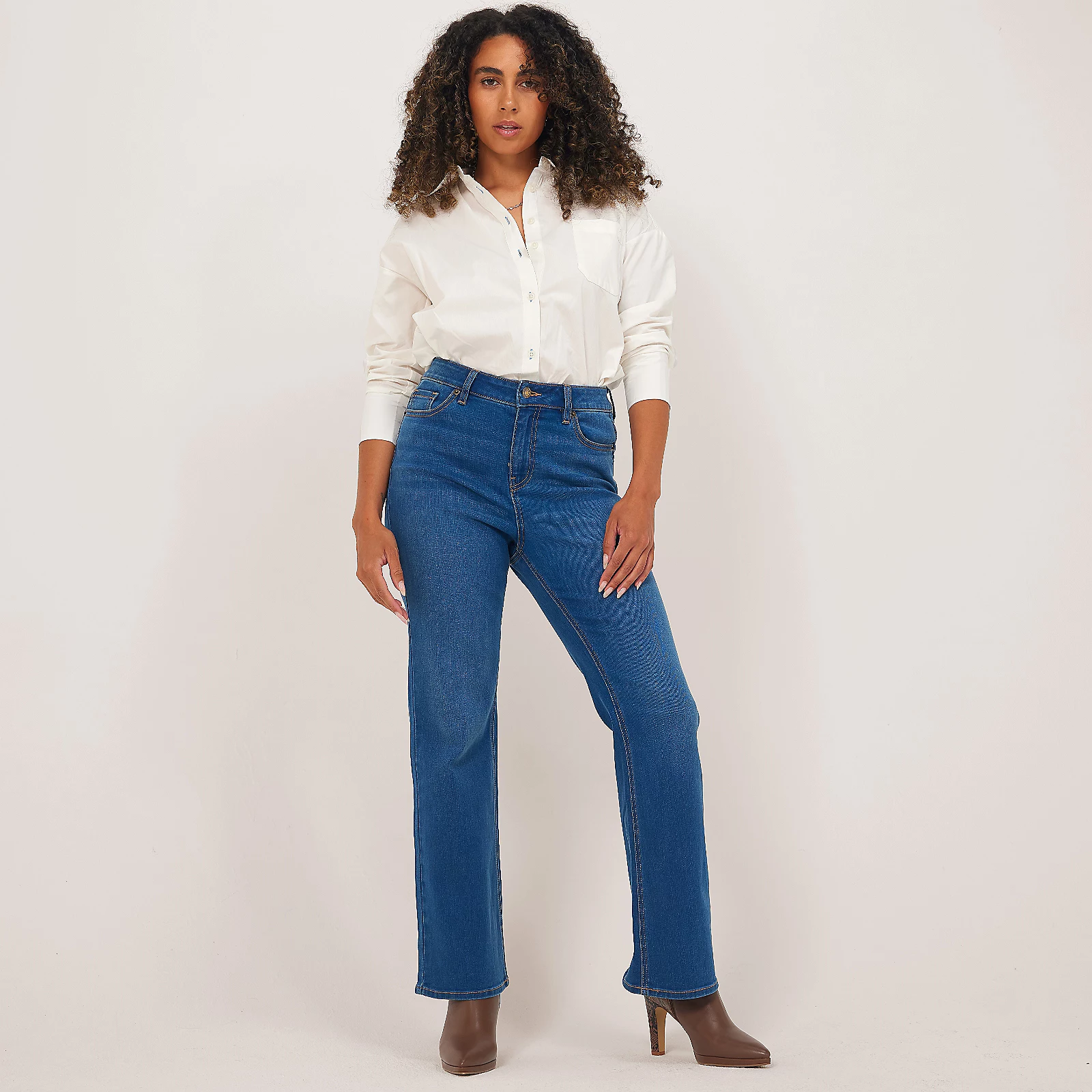 Dannii Minogue High Waist Bootcut Denim Jean Standard