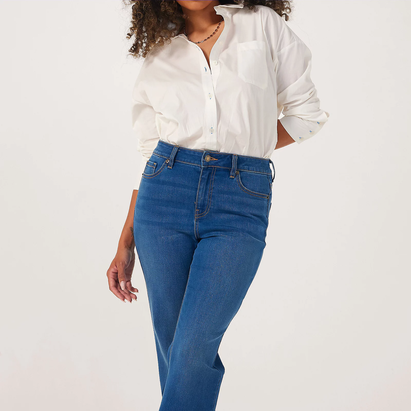 Dannii Minogue High Waist Bootcut Denim Jean Petite