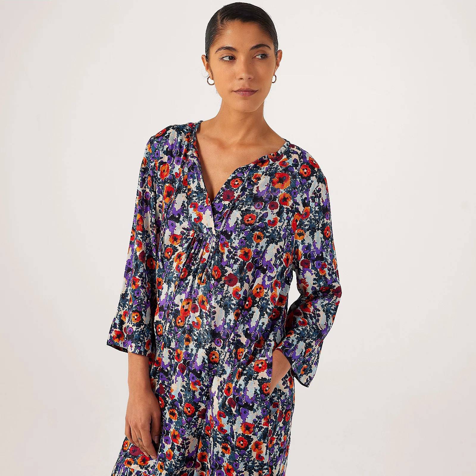Masai Copenhagen MaNampula Printed Dress 3/4 Sleeve