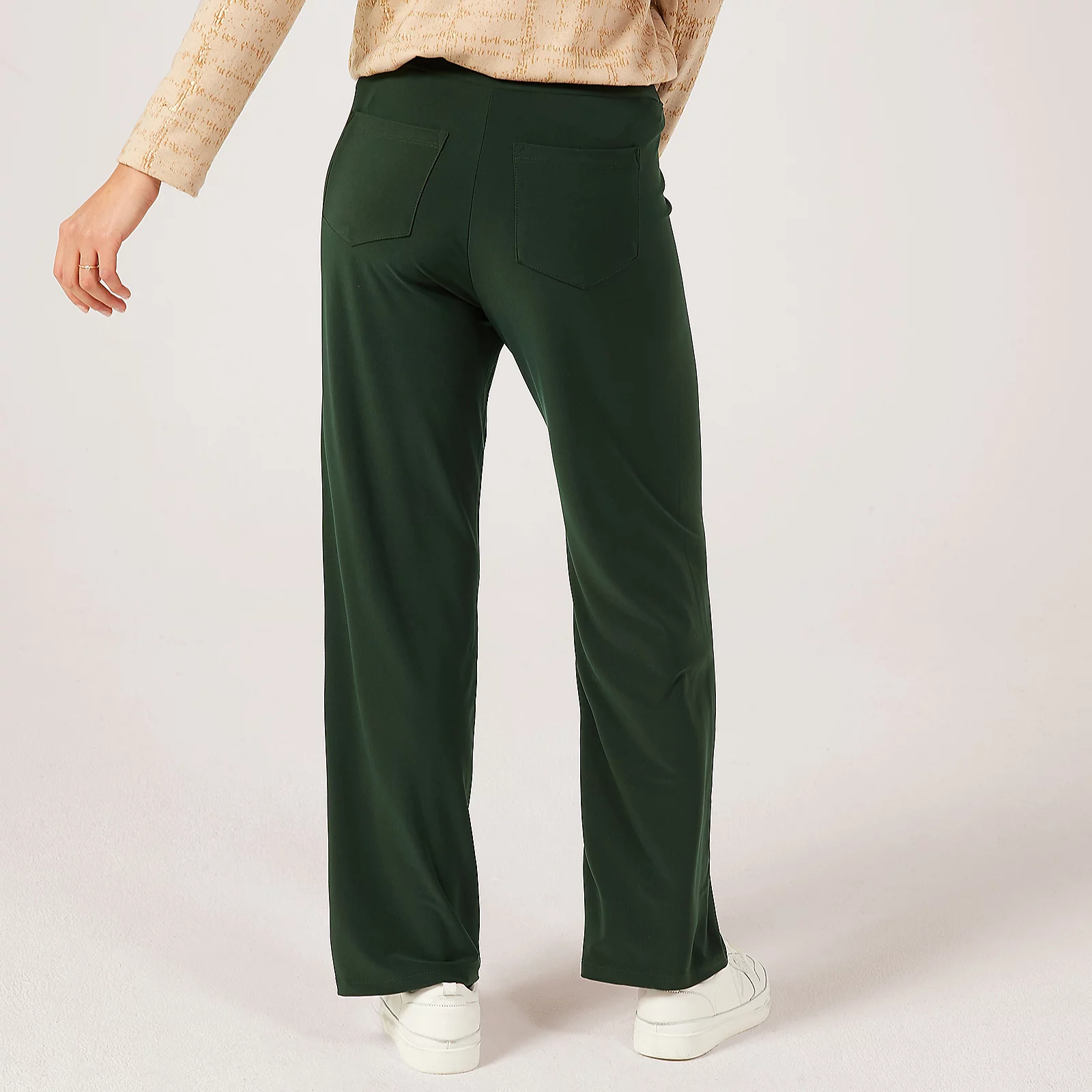 Kim & Co Deluxe Brazil Jersey Straight Leg Tina Standard Trousers