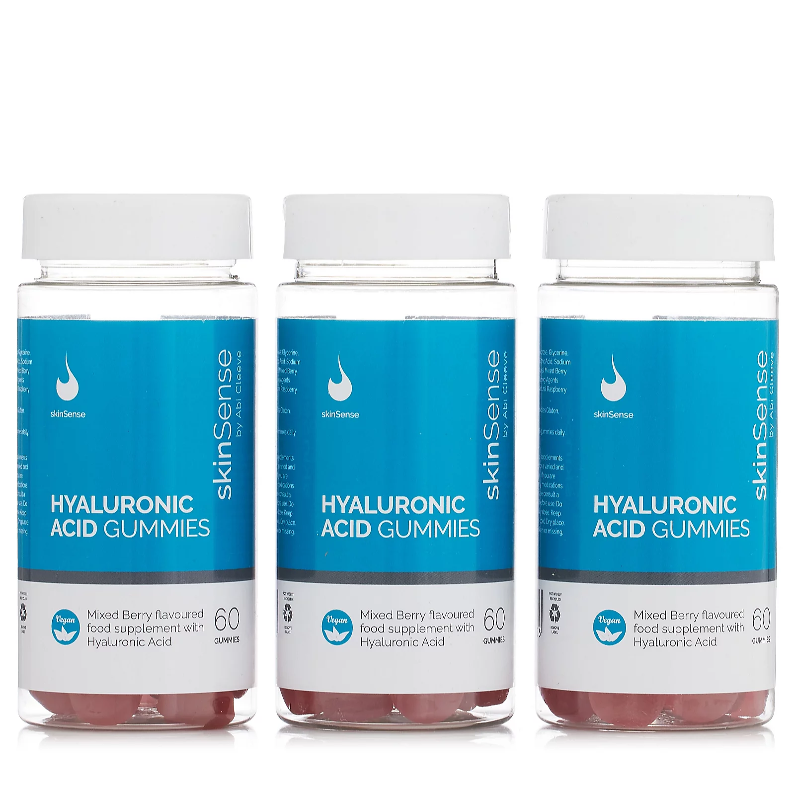 Skinsense Hyaluronic Acid Gummies 3x 60pcs 3 Month Supply