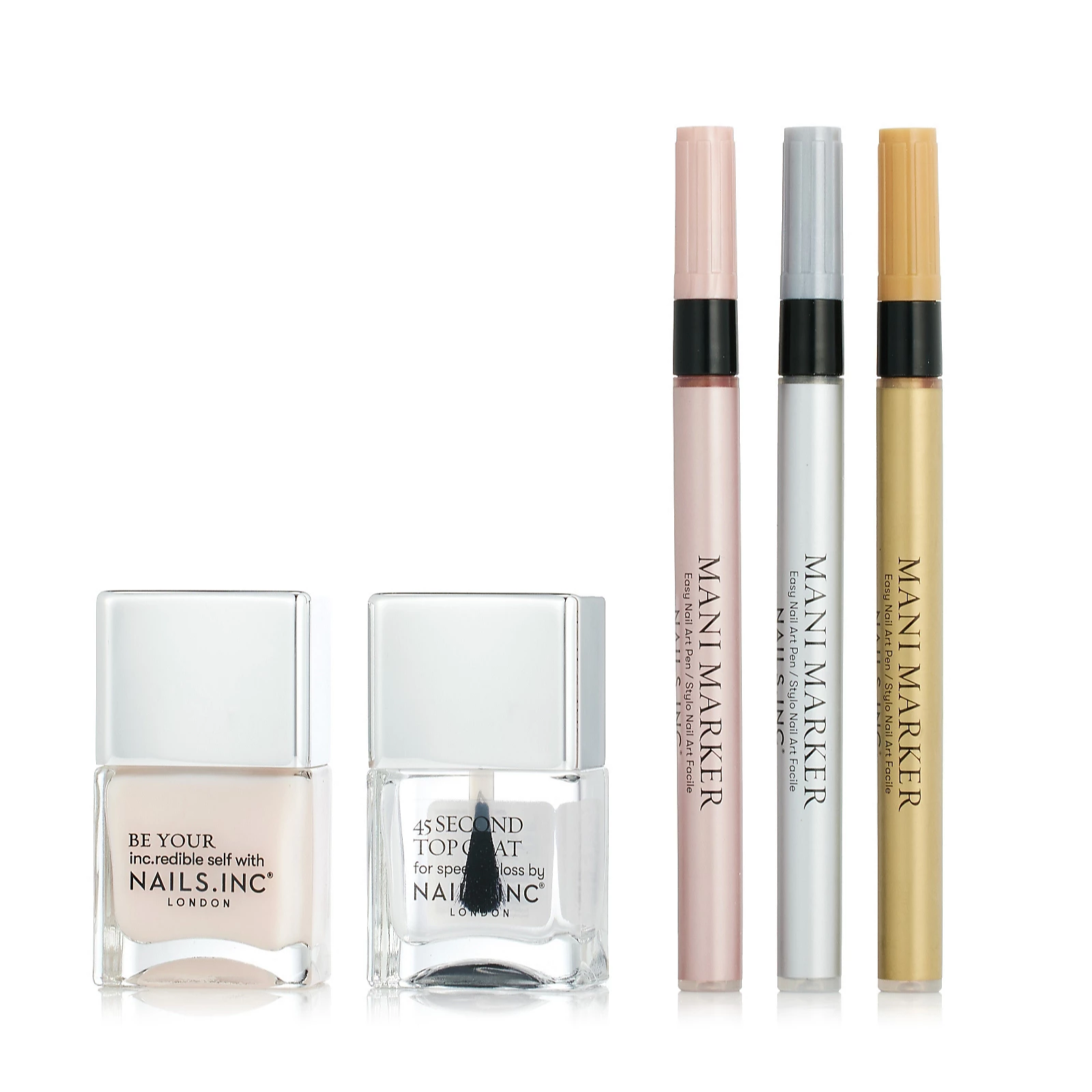 Nails Inc Metallic Mani Markers 5 Piece Collection