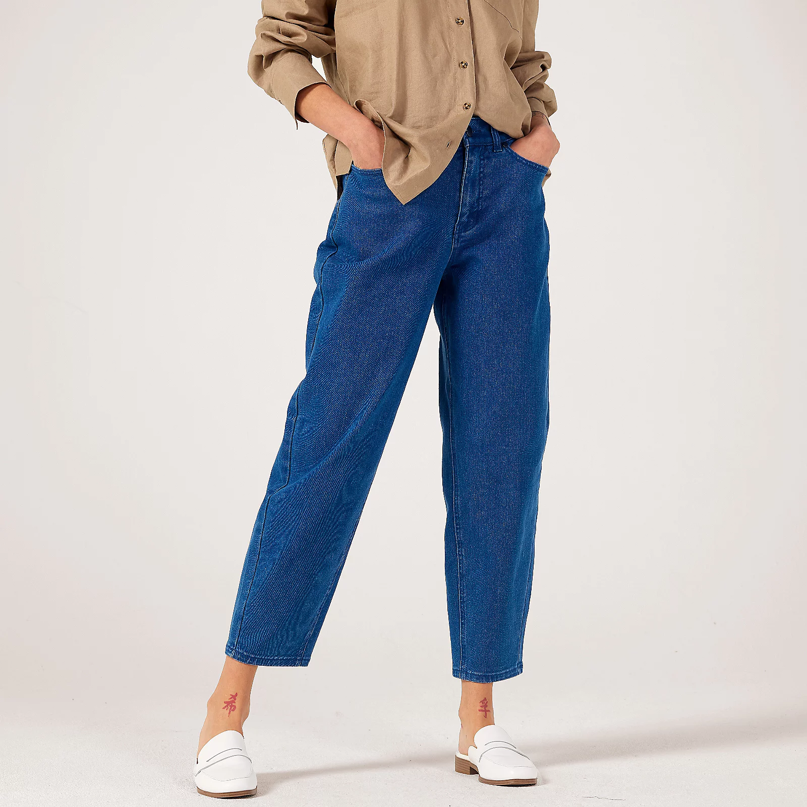 Ben de Lisi Barrel Leg Jeans Standard
