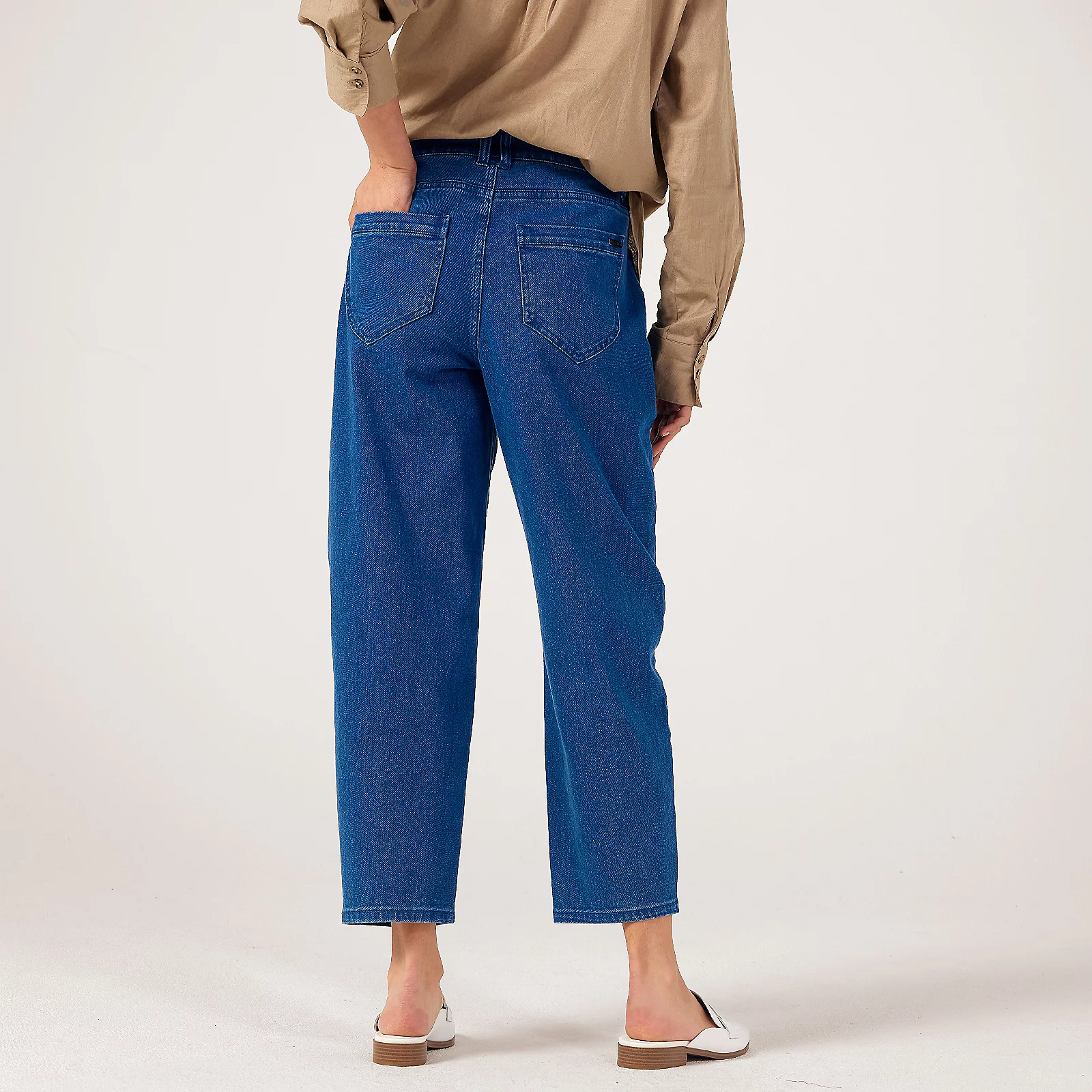 Ben de Lisi Barrel Leg Jeans Petite
