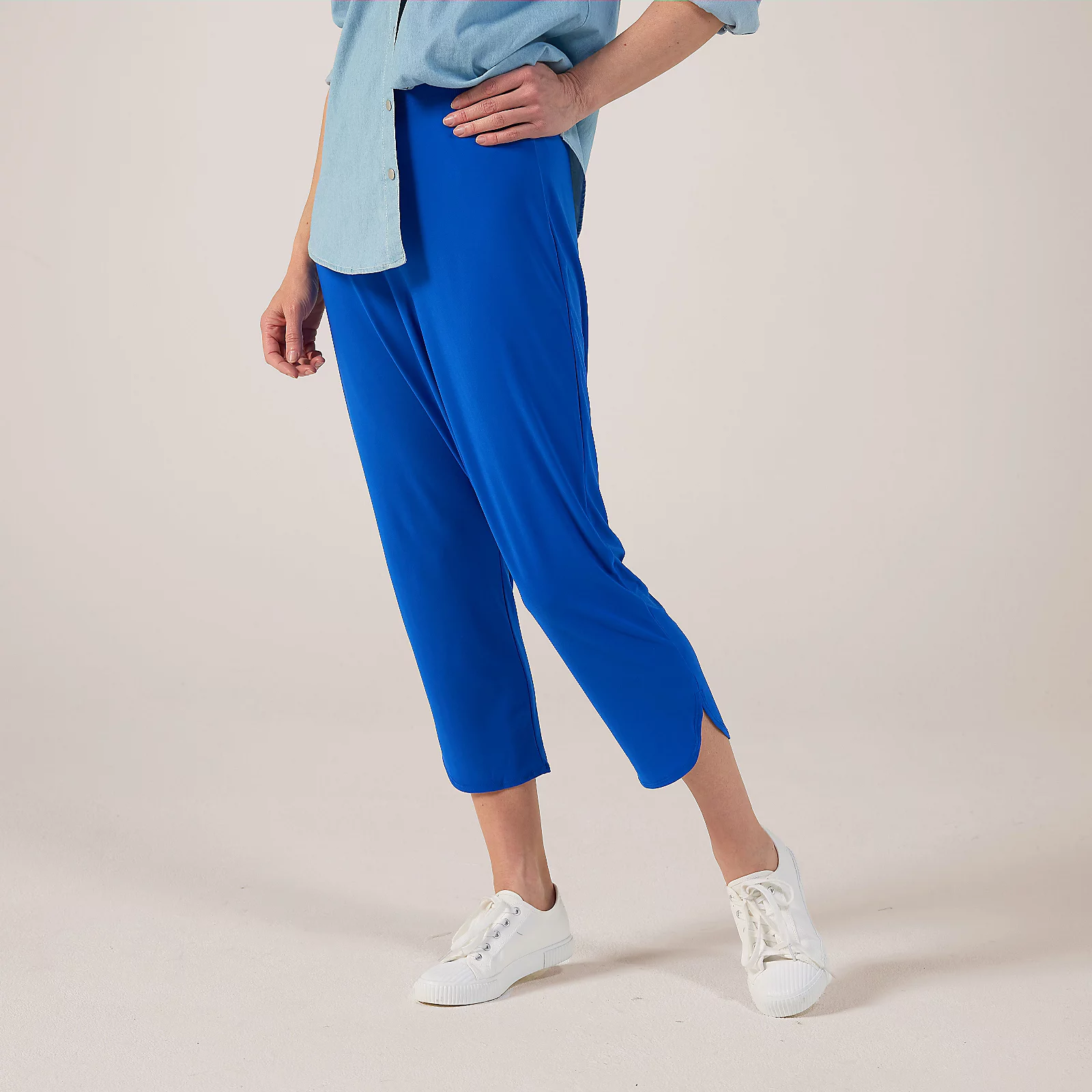Kim & Co Brazil Jersey Crop Tulip Hem Trousers 5 Kim & Co Brazil Jersey Crop Tulip Hem Trousers