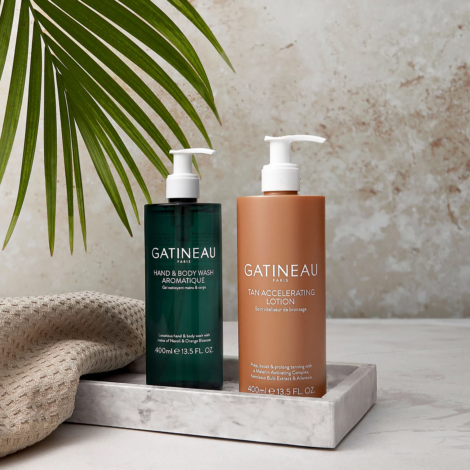 Gatineau Tan Accelerating Lotion and Hand and Body Wash 400ml Duo
