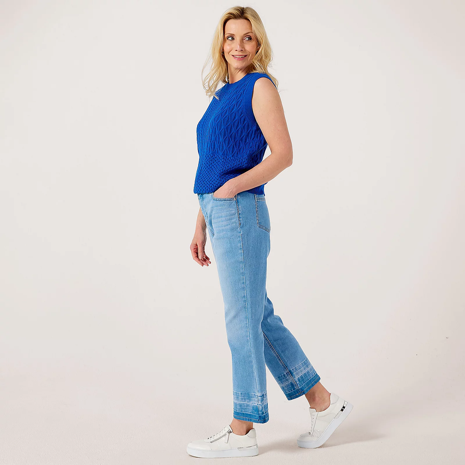 Ruth Langsford Hem Detail Jean Petite