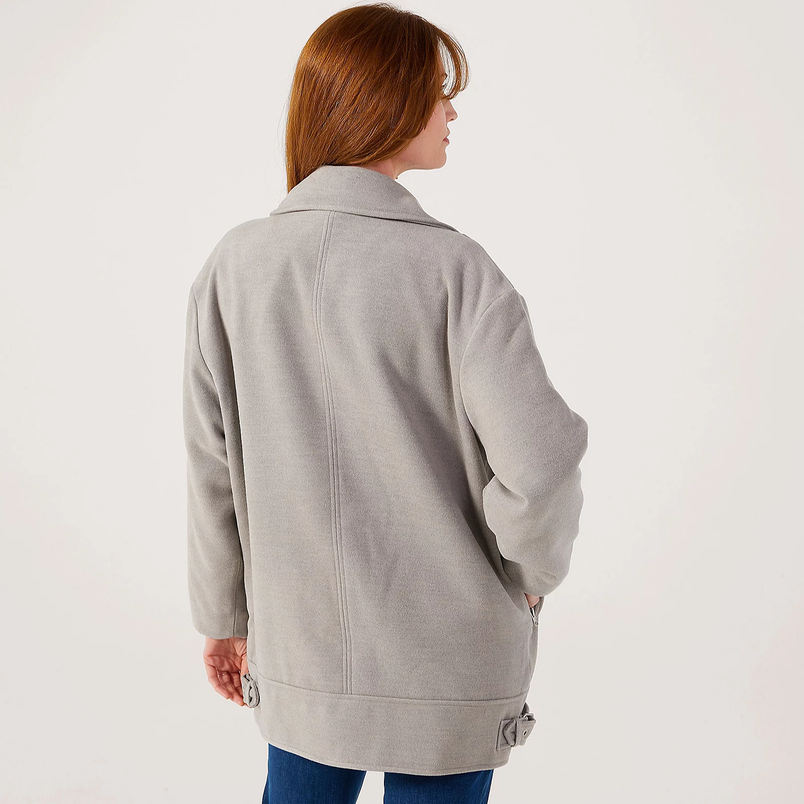 MarlaWynne Collection Melton Feel Zip Aviator Jacket 6 MarlaWynne Collection Melton Feel Zip Aviator Jacket
