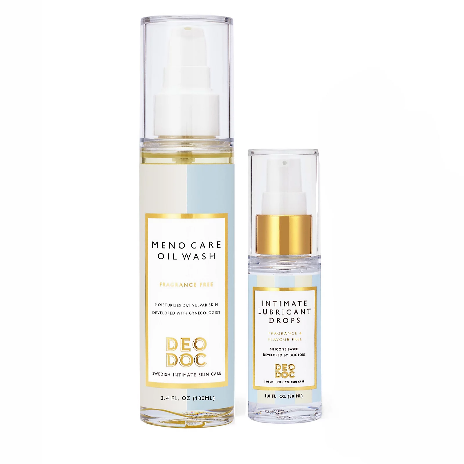 DeoDoc MenoCare Oil Wash & Lubricant Drops Bundle