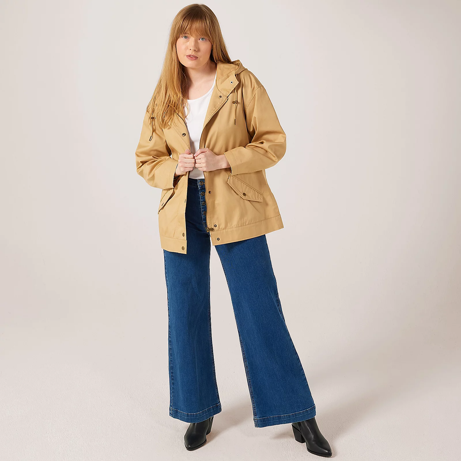 Centigrade Short Parka With Hood