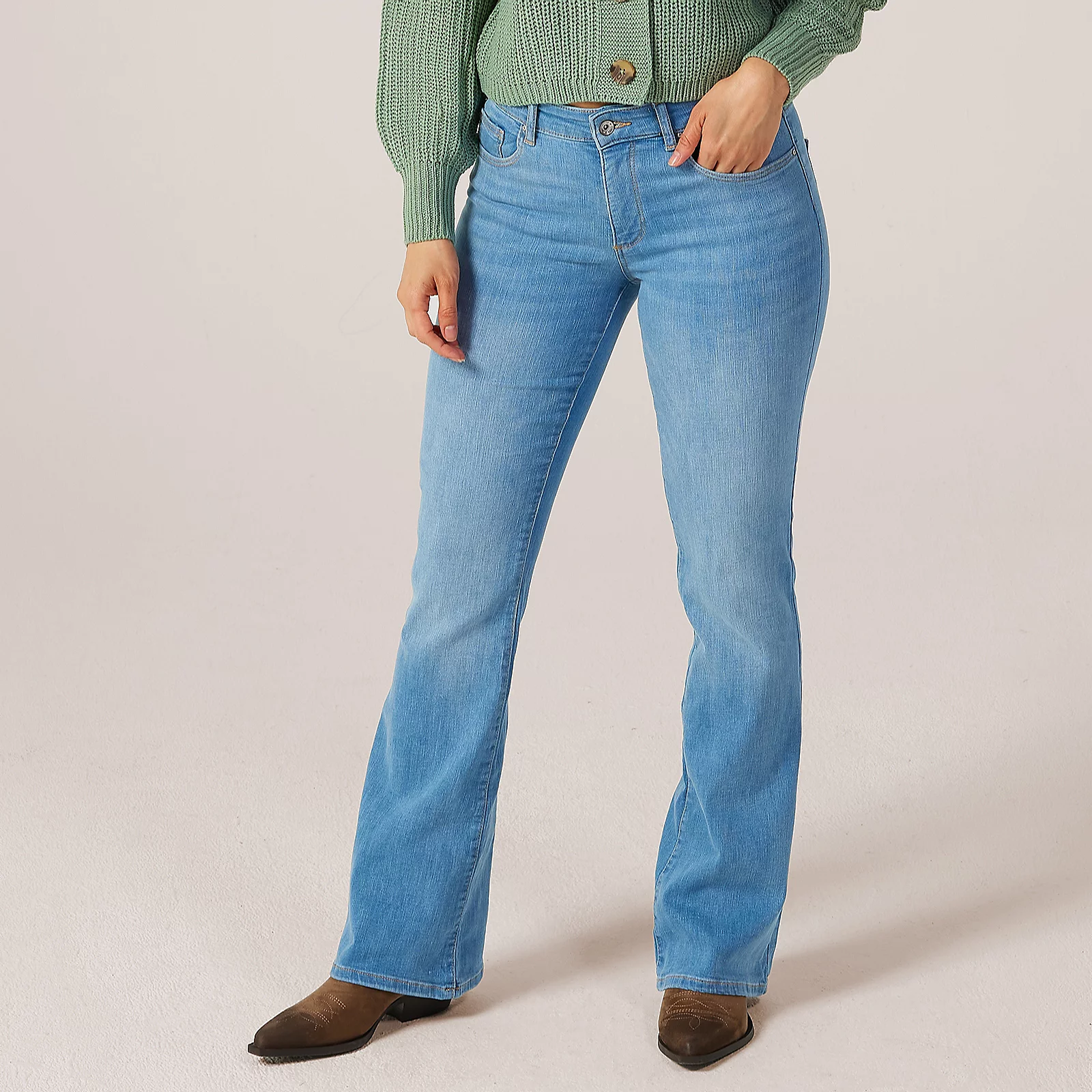 Only Lann 30" Flared Denim Jeans