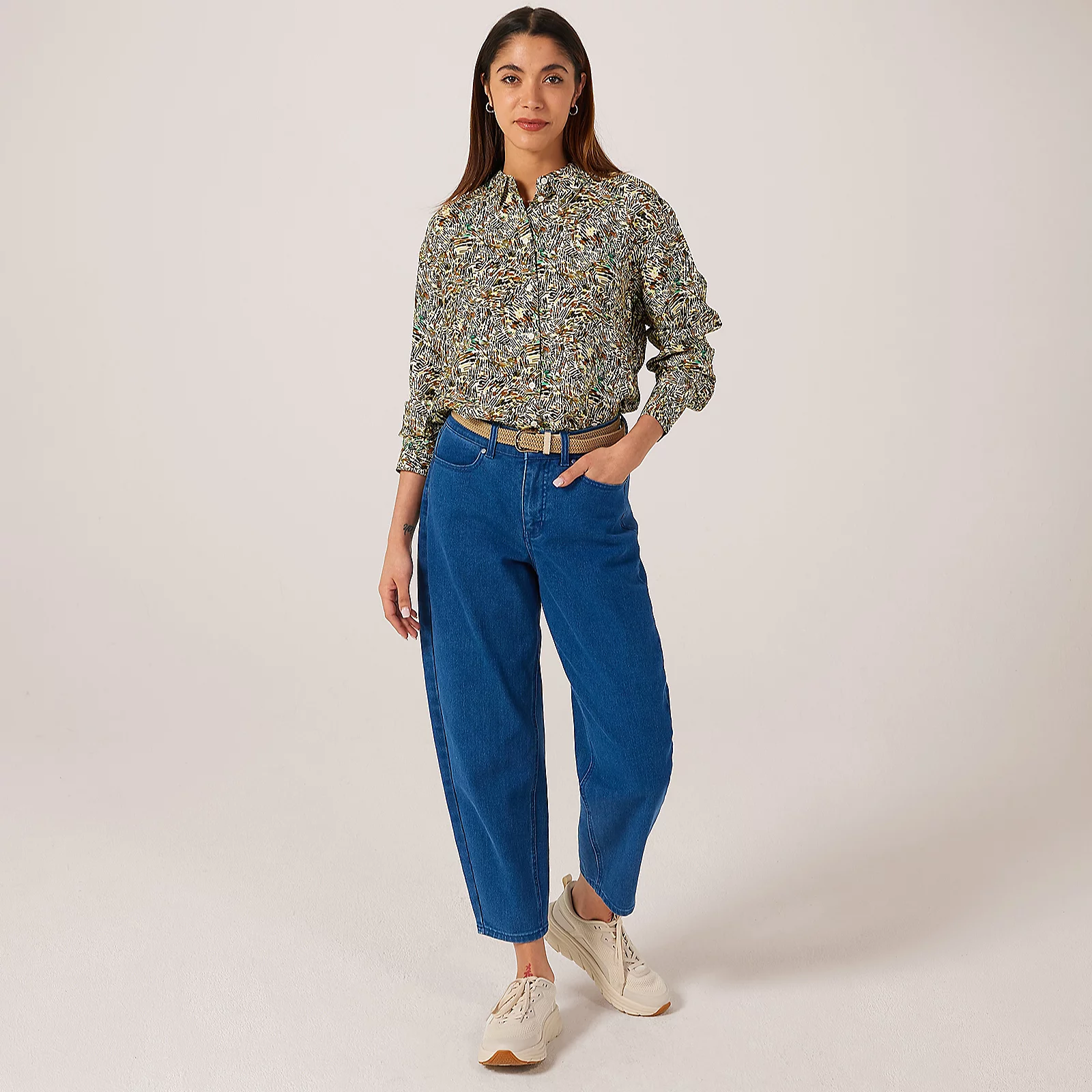 JDY Elia Printed Button Down Shirt