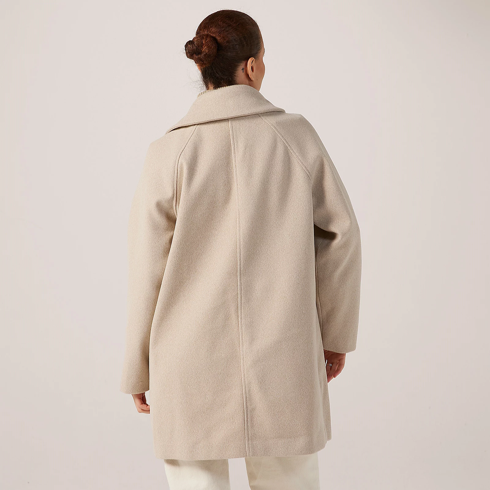 JDY Hannah Zip Neck Detail Long Coat 3 JDY Hannah Zip Neck Detail Long Coat