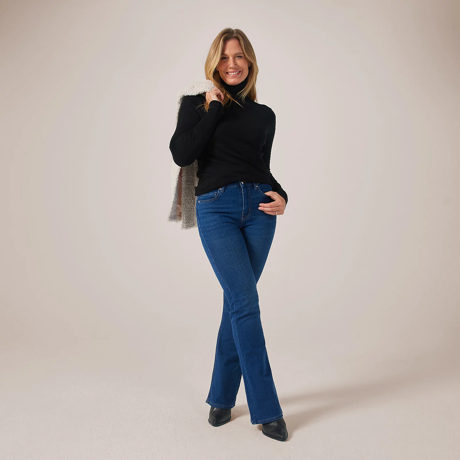 Only Lola High Waisted Flare Jean