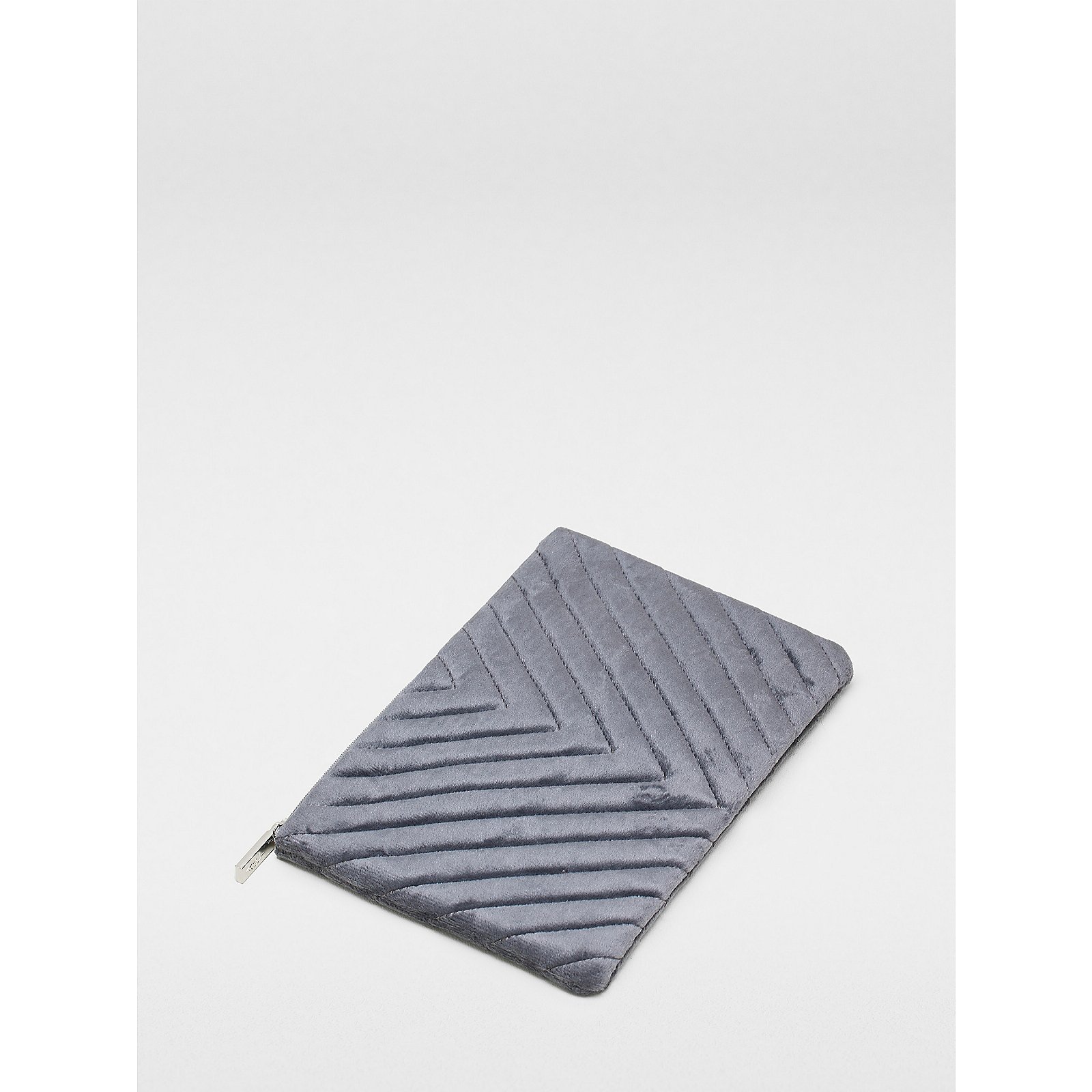 Tili Set of 2 Quilted Velvet Cosmetic Pouches