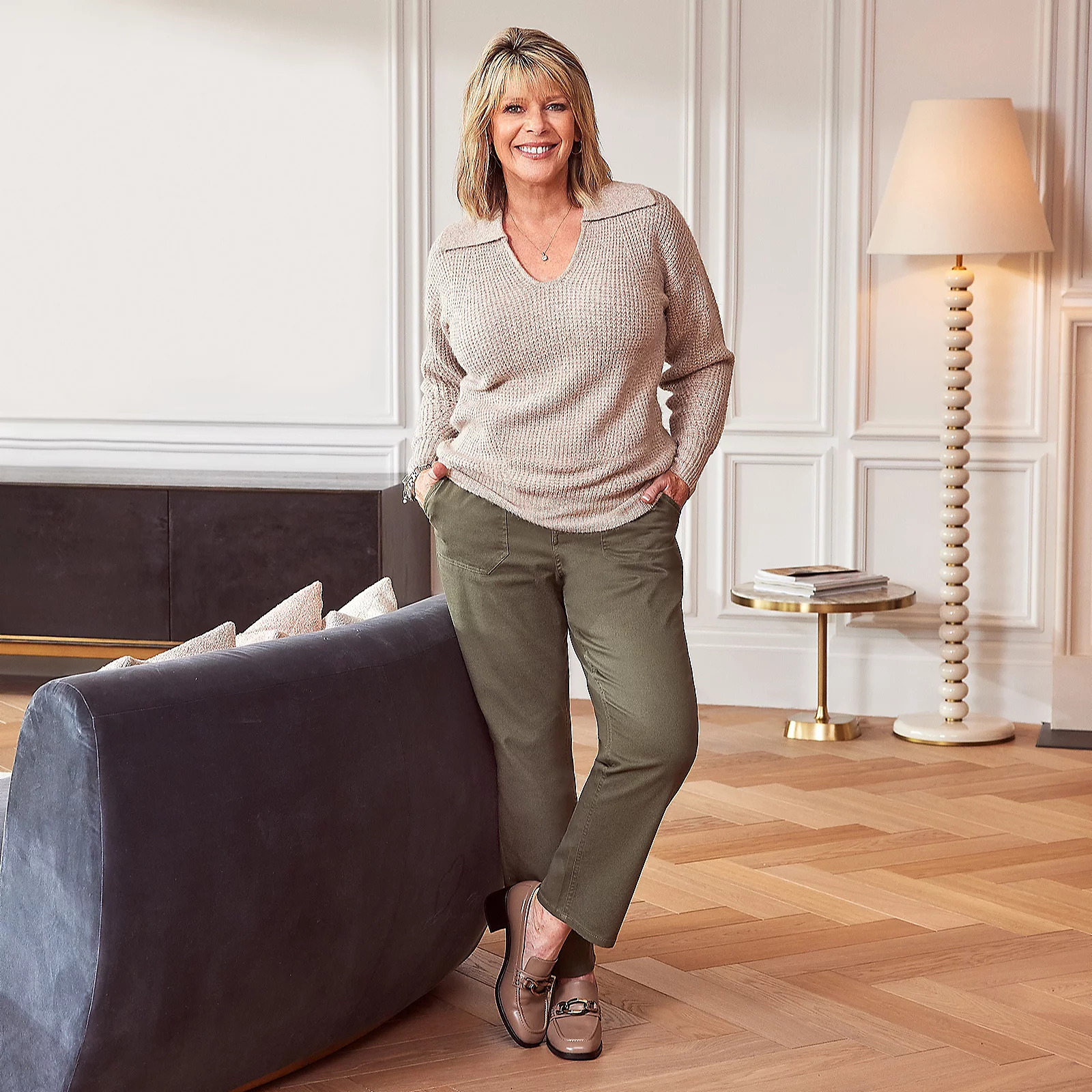 Ruth Langsford Cotton Rich Cargo Ankle Length Trouser Petite 6 Ruth Langsford Cotton Rich Cargo Ankle Length Trouser Petite