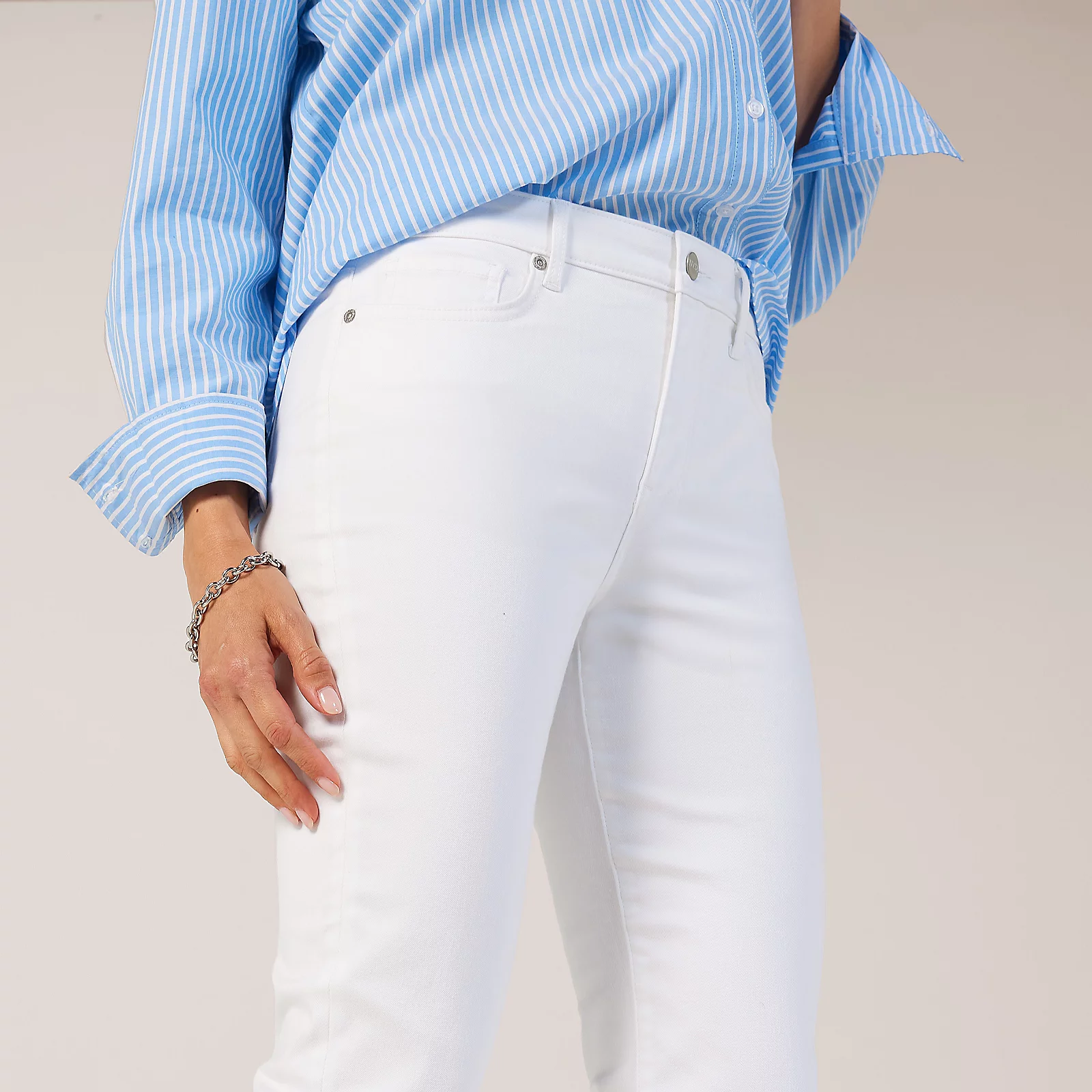 NYDJ Sheri Slim Rolled Cuff Ankle Jeans