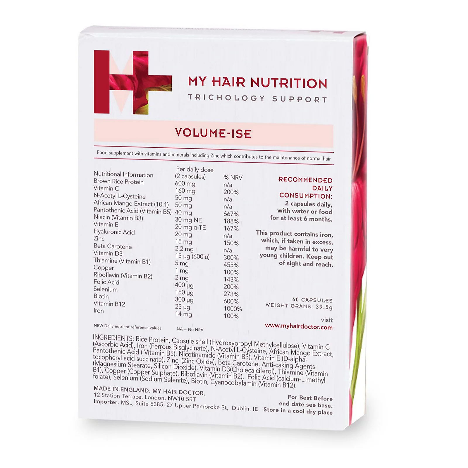 My Hair Doctor Volume-ise 9 Month Supplement Collection