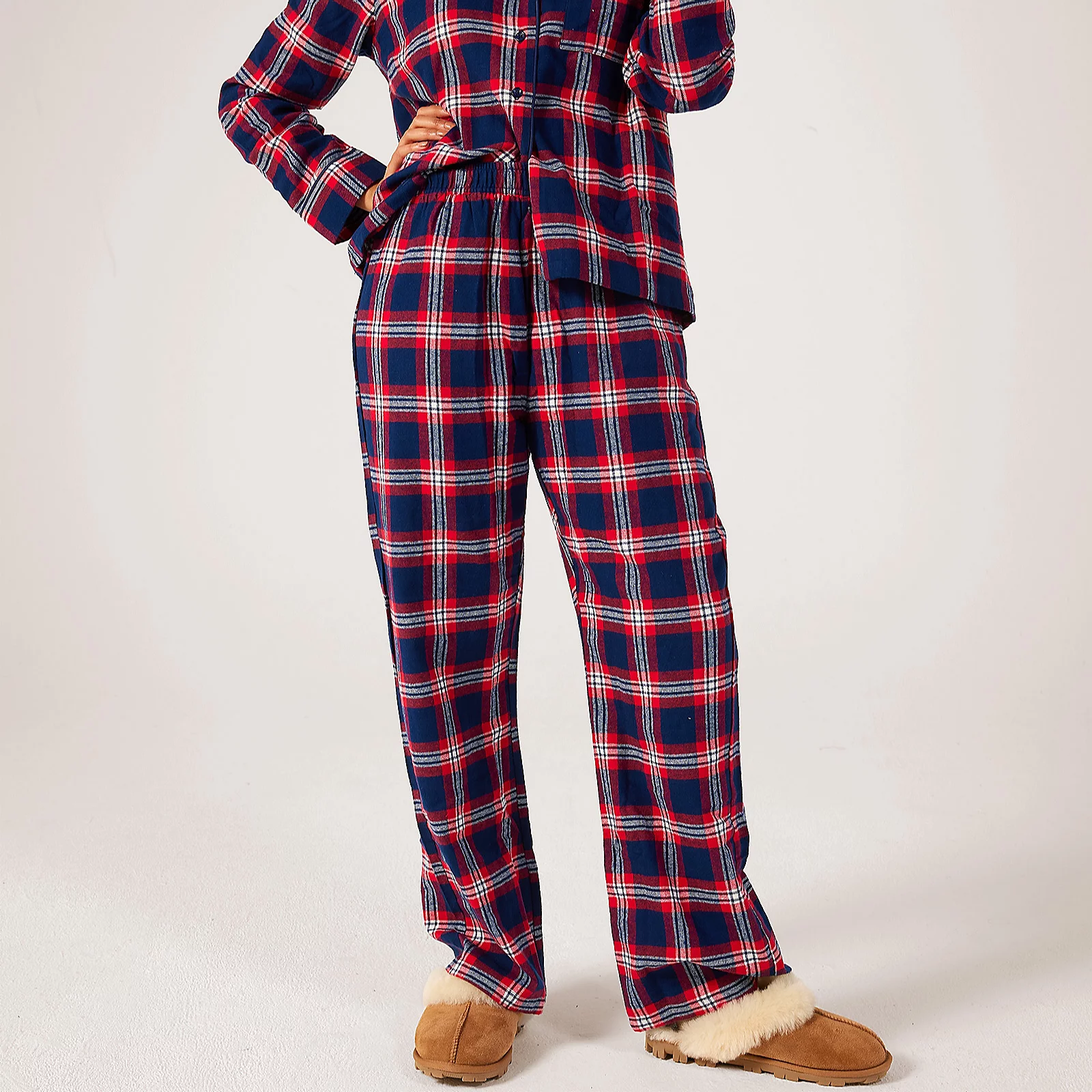 Cozee Home Brushed Cotton Longsleeve PJ Set 4 Cozee Home Brushed Cotton Longsleeve PJ Set