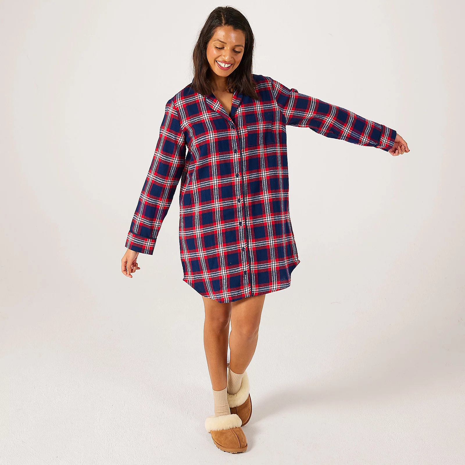 Cozee Home Brushed Cotton Longsleeve PJ Set 6 Cozee Home Brushed Cotton Longsleeve PJ Set