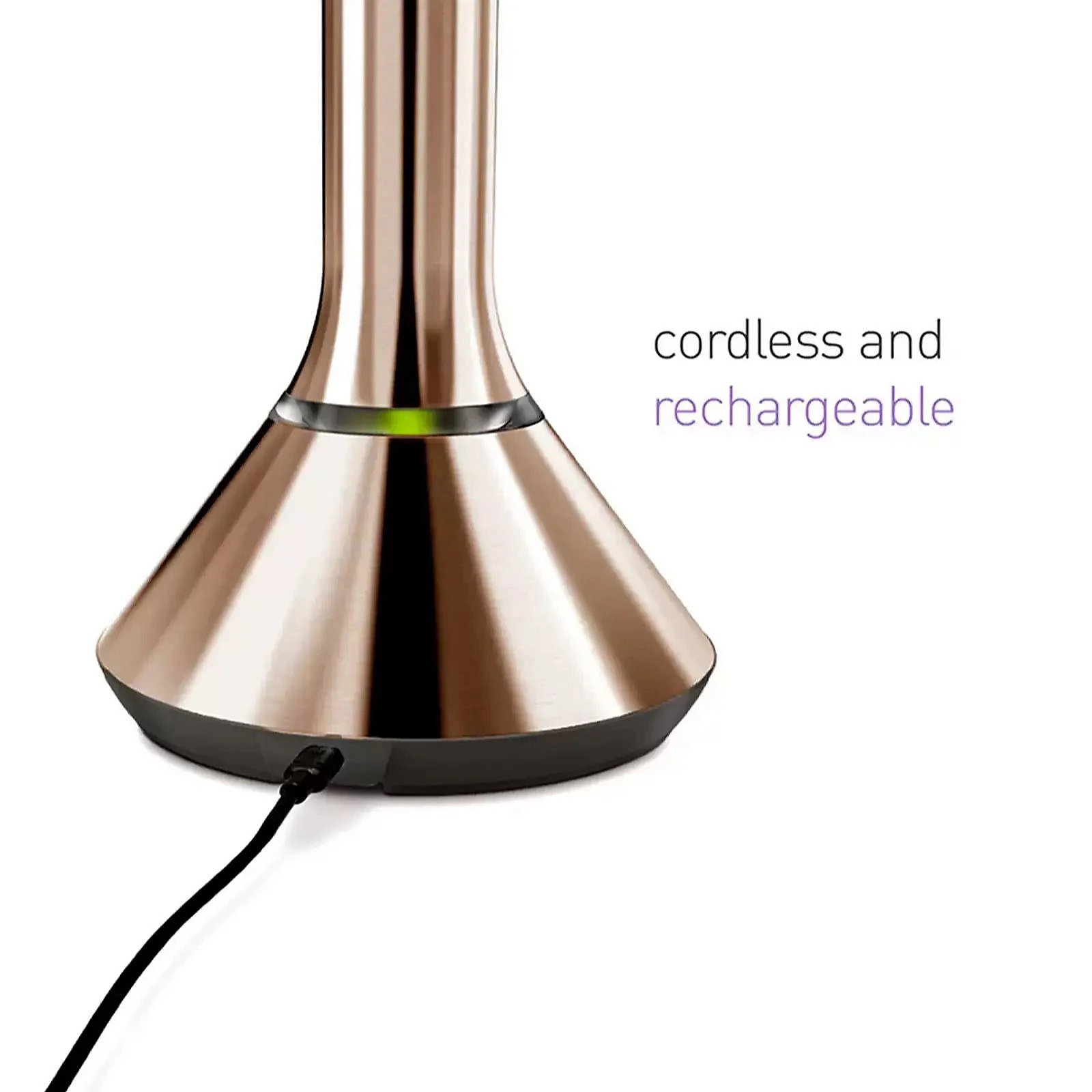 simplehuman 20cm Rose Gold Sensor Mirror 5x & 10x Mag 5 simplehuman 20cm Rose Gold Sensor Mirror 5x & 10x Mag