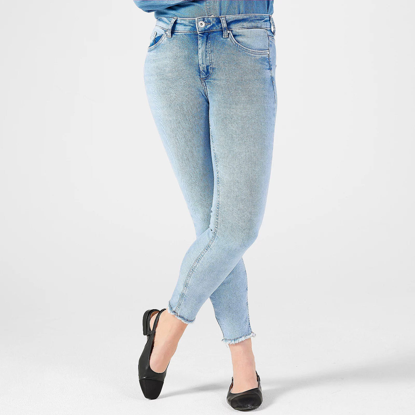 Only Blush Mid Skinny Ankle Length Jeans